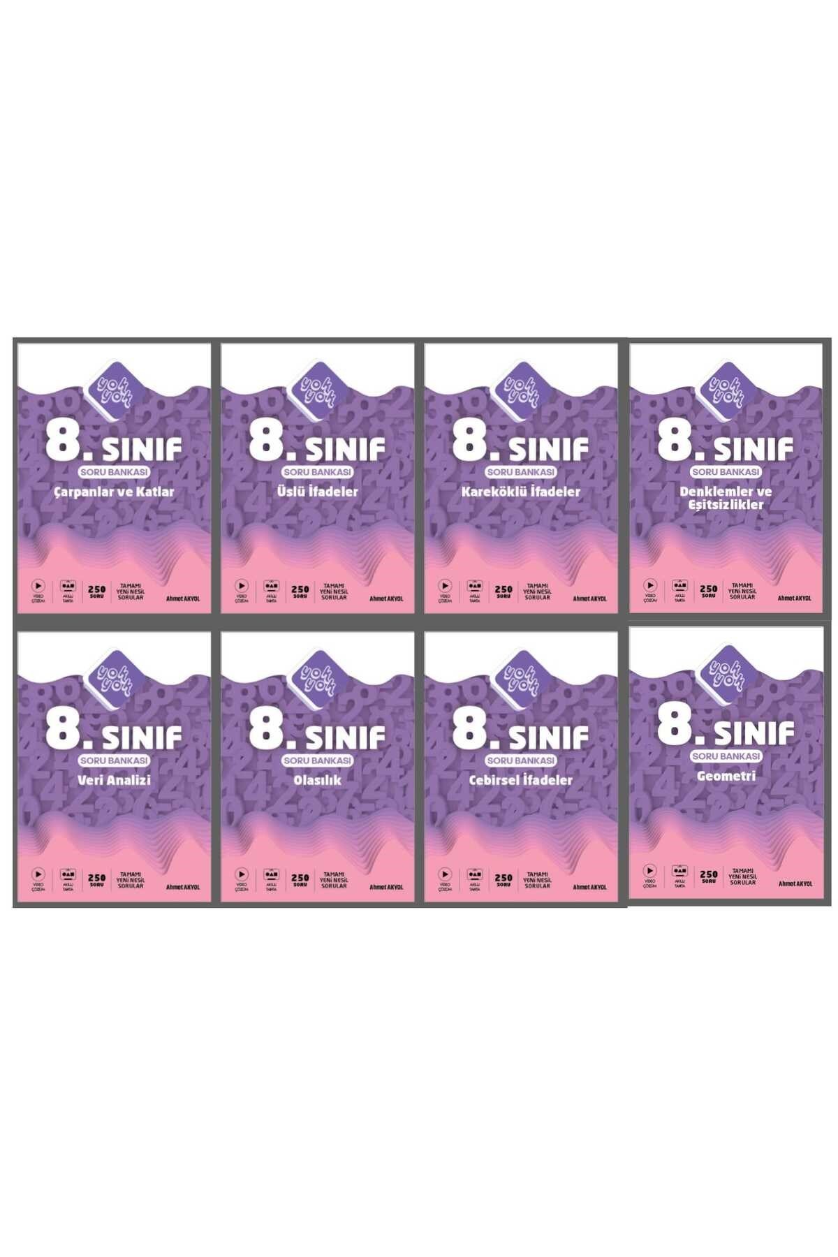 Yok Yok Yayınları 8. Sınıf Matematik 8 Fasikül Set