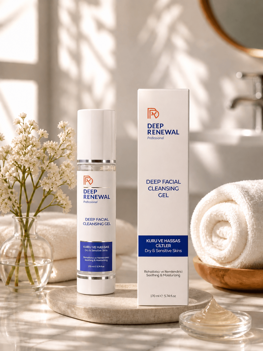 Deep Facial Cleansing Gel Kuru ve Hassas Ciltler