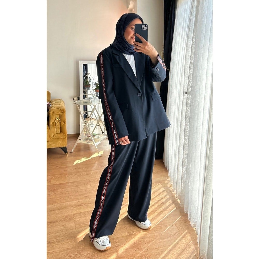 ŞERİTLİ BLAZER CEKET