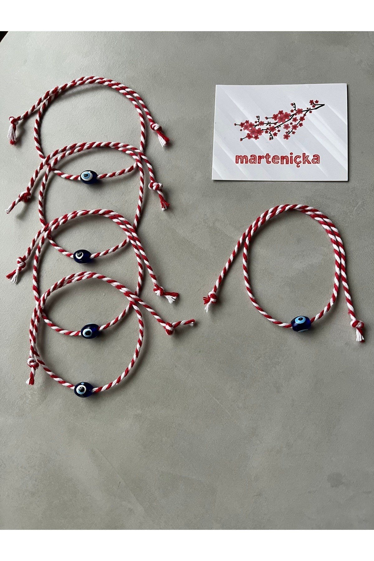 Nazar Boncuklu Marteniçka Hediyelik 15 Adet