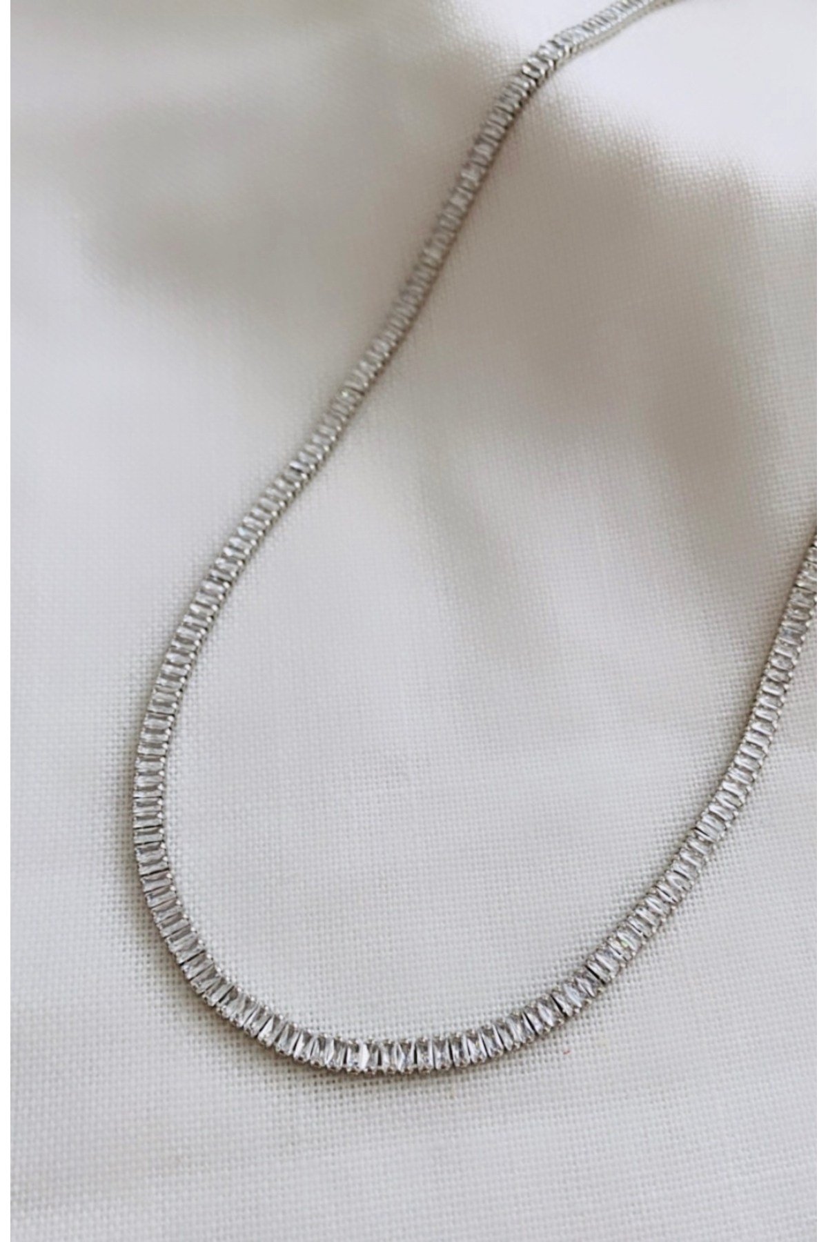 Çelik Baget Kesim Suyolu Kolye (3mm)