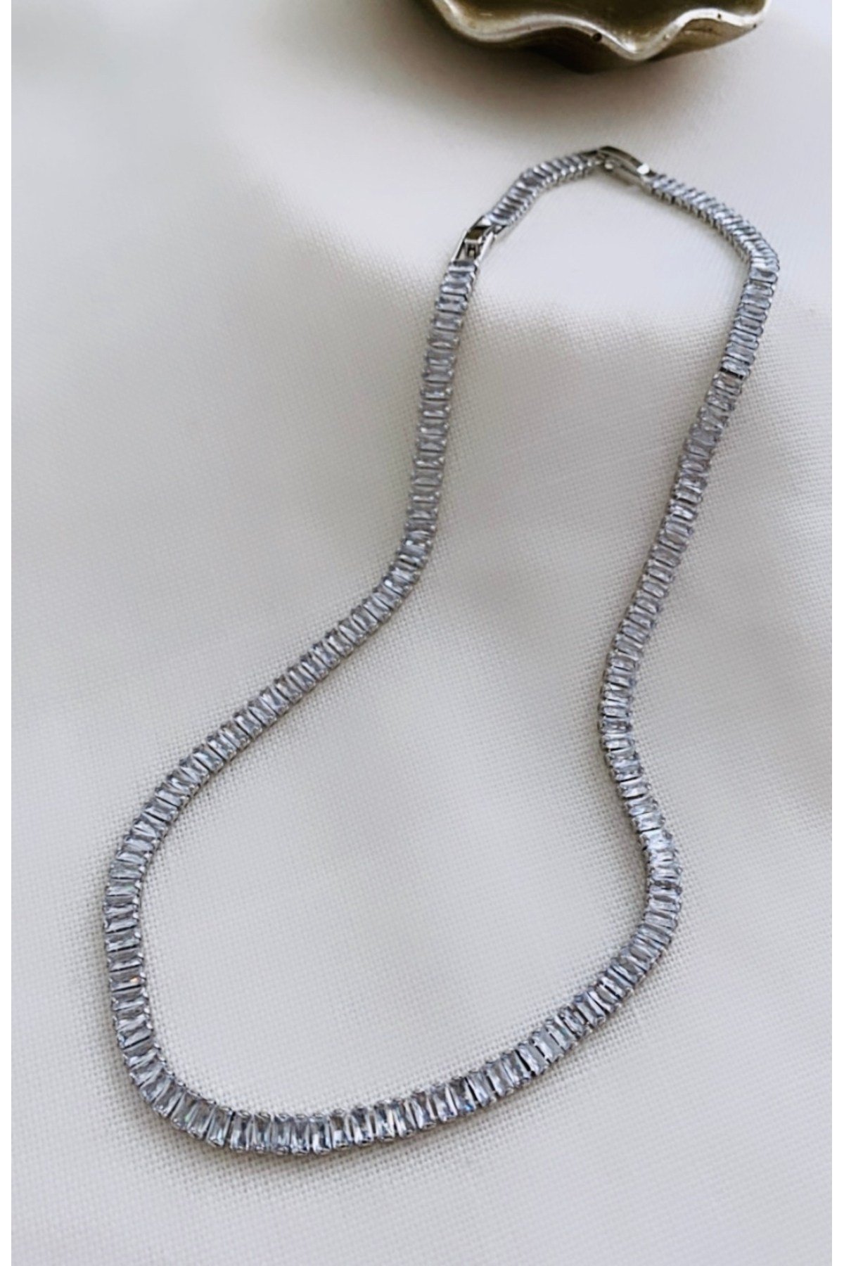 Çelik Baget Kesim Suyolu Kolye (4 mm)