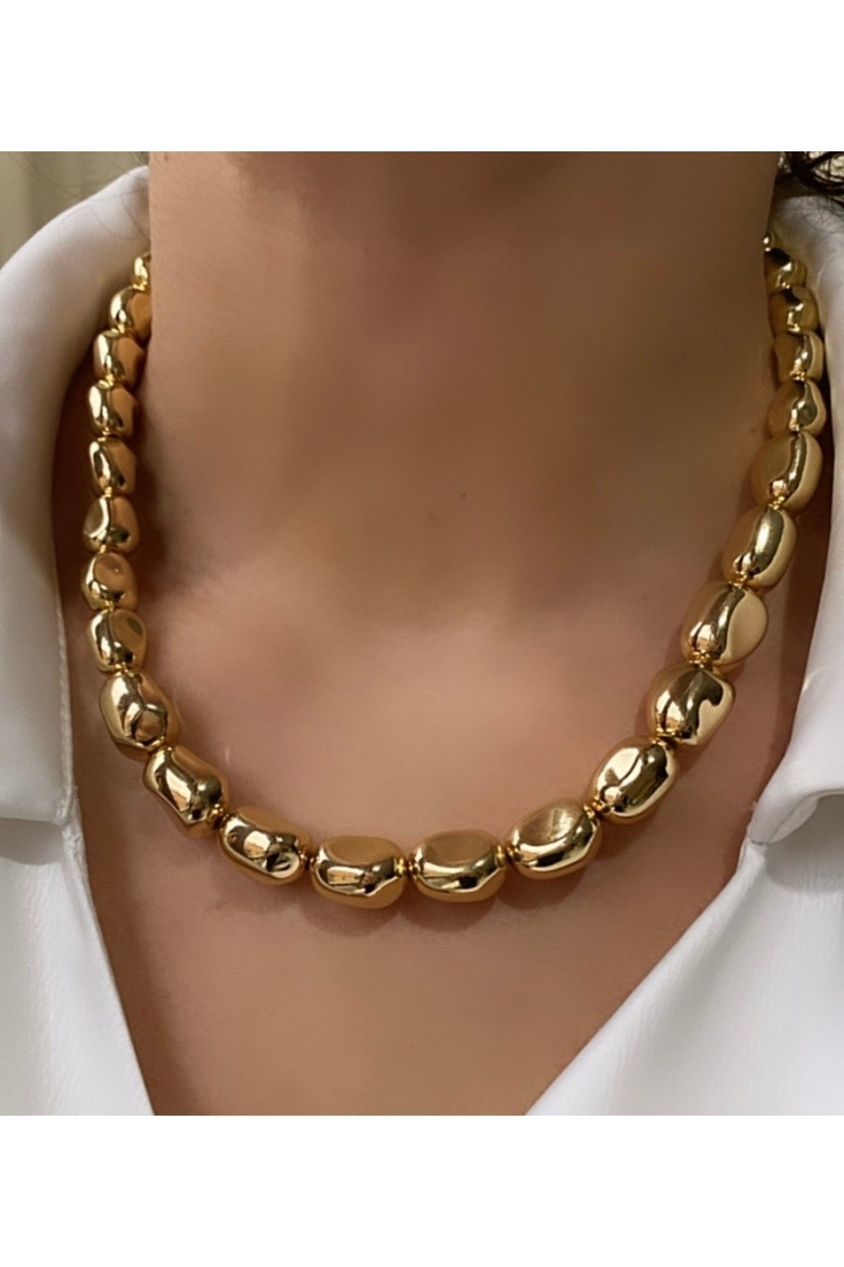 VIP Çakıl Taşı Model Kolye