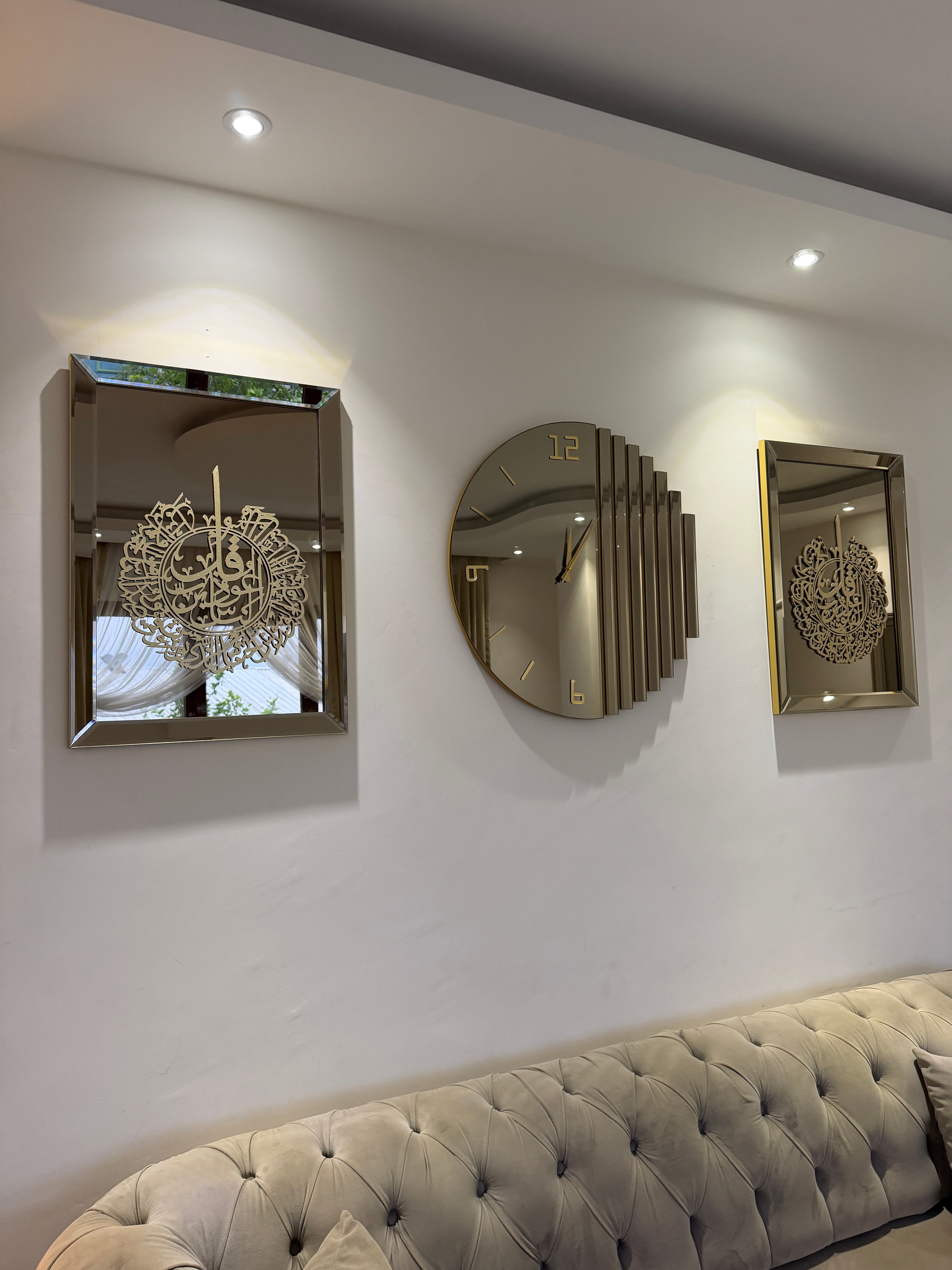 YARIMAY MODEL DUVAR SAAT VE FELAK NAS SURESİ