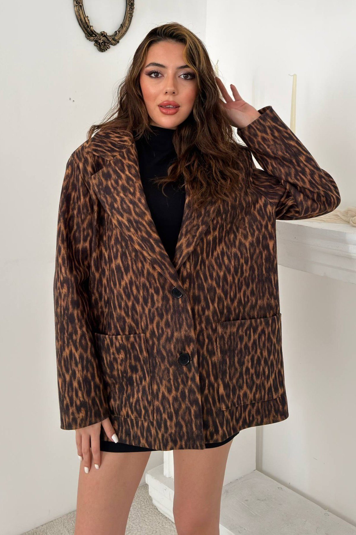 Leopar Leopar Ceket