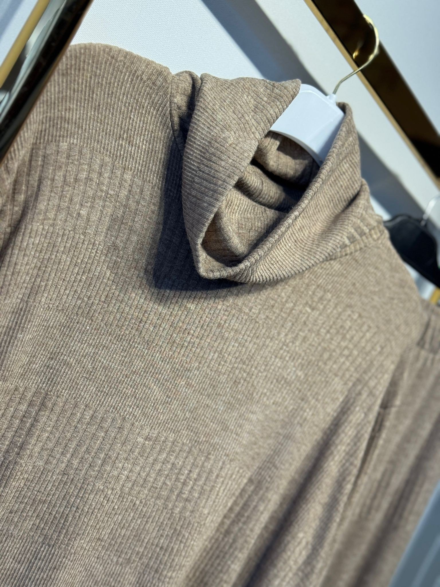 CEREMONY Balıkçı Yaka Kristal Detaylı Triko Merserize Takım