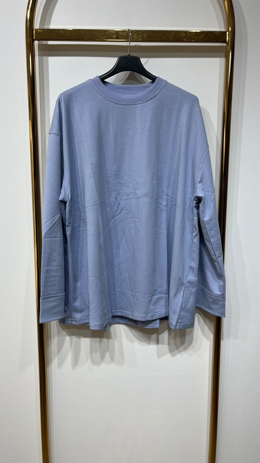 EKRUTEX Dikiş Detaylı Basic Sweatshirt