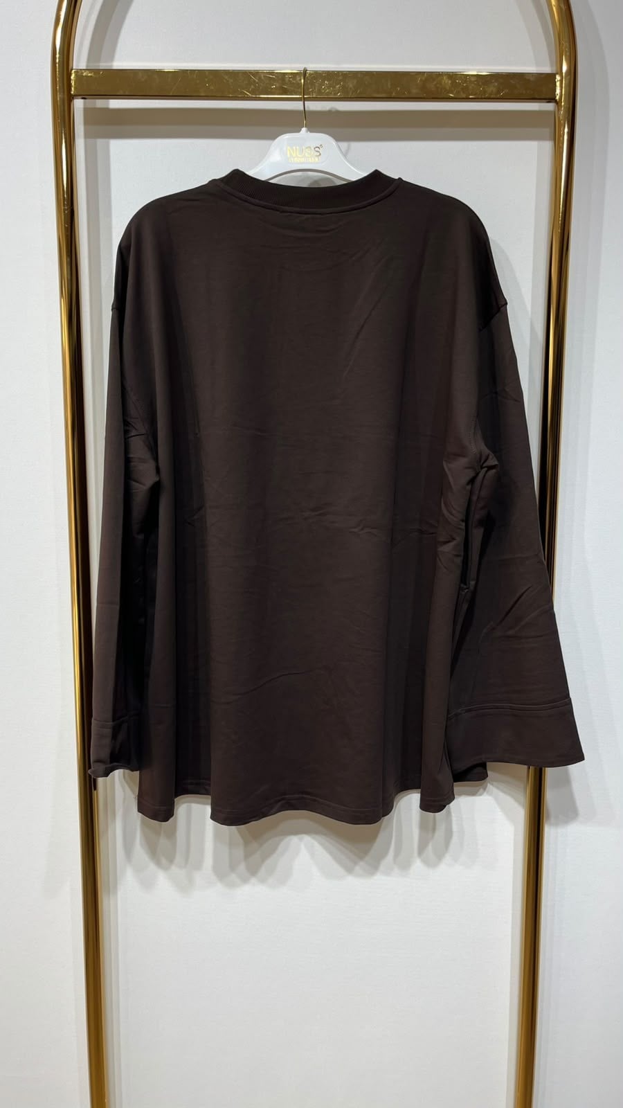 EKRUTEX Dikiş Detaylı Basic Sweatshirt