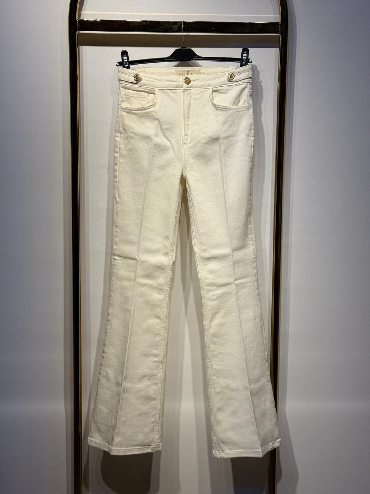 EXQUİSE Avelaine Denim Tasarım Pantolon