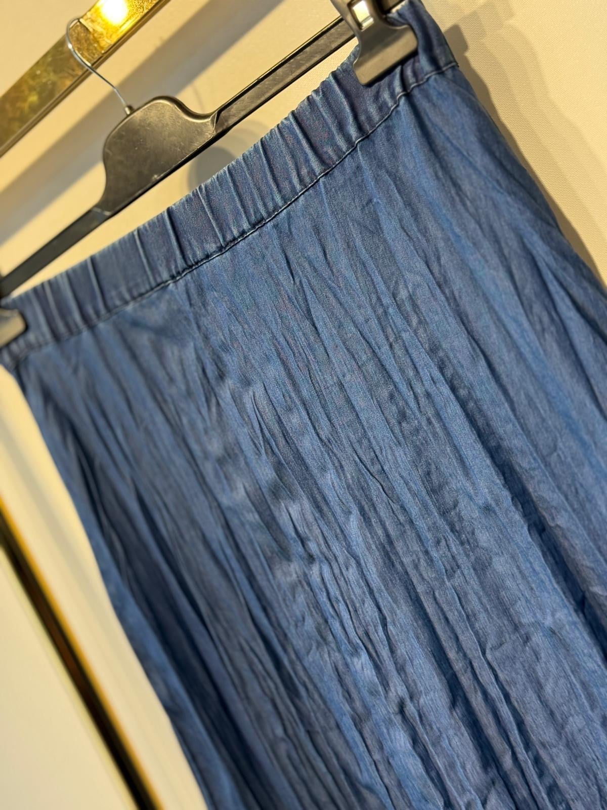 FUAT GÜRSEN Denim Kırıştırma Etek