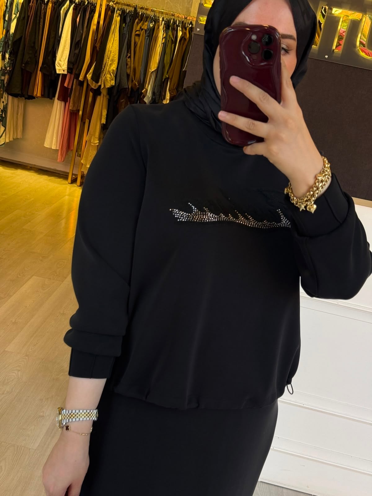 FUAT GÜRSEN Fashion Detaylı Etekli Takım