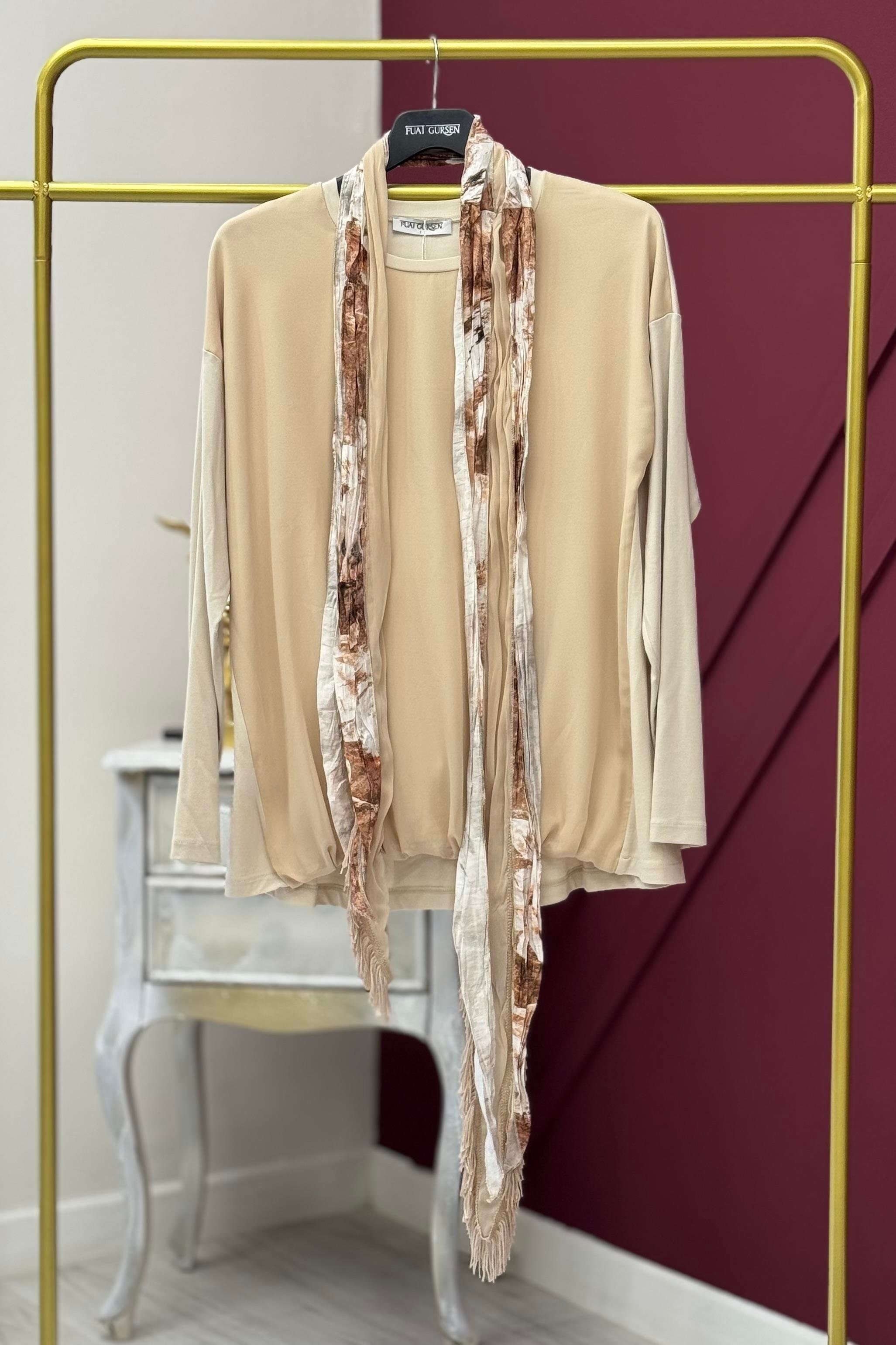 FUAT GÜRSEN Flar Hediyeli Basic Tunik