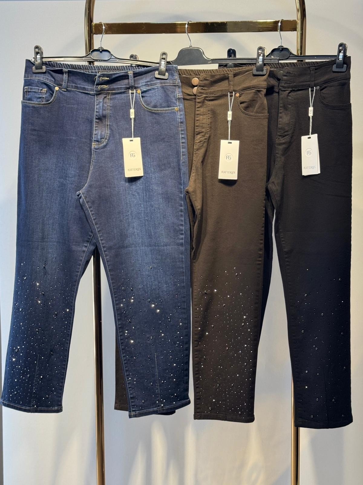 FUAT GÜRSEN Rahat Kalıp Jeans Pantolon