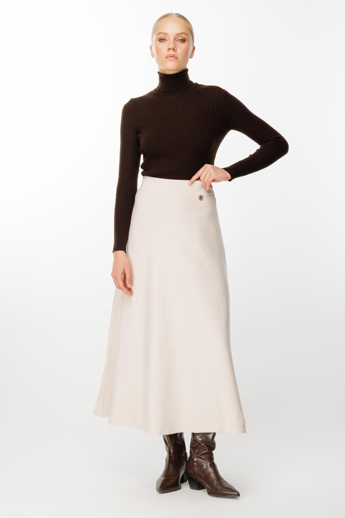 GHİSA ÇAN TRİKO ETEK