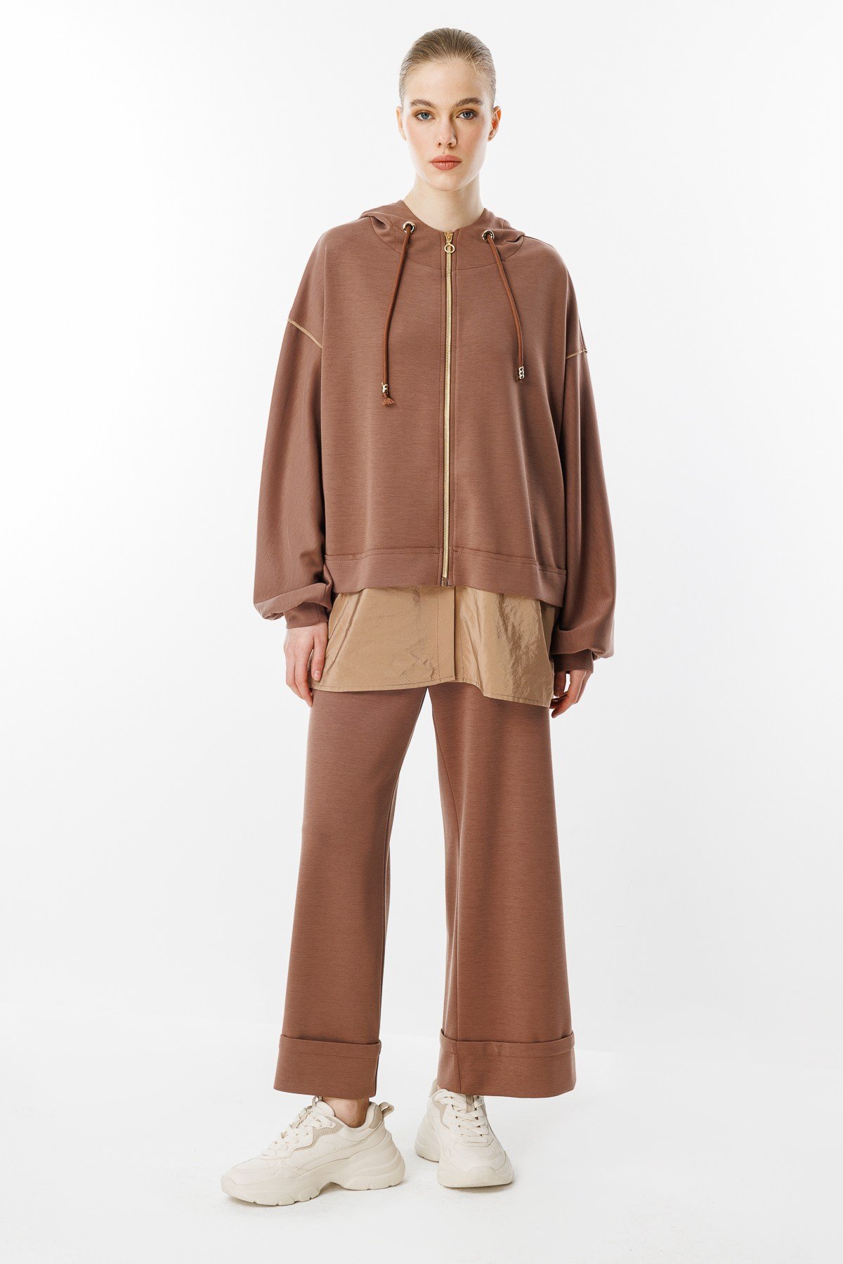 GHİSA Kapşonlu Sweat Pantolon Takım
