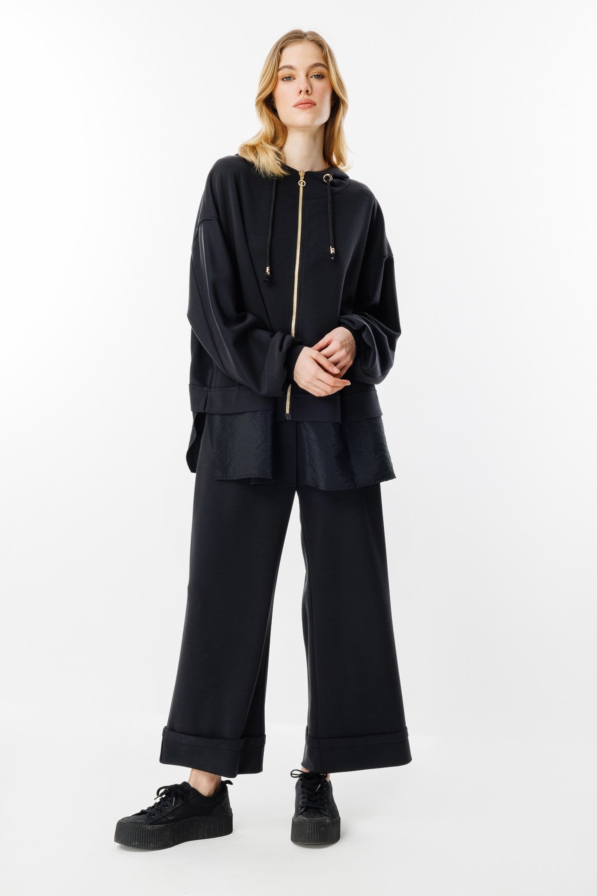GHİSA Kapşonlu Sweat Pantolon Takım