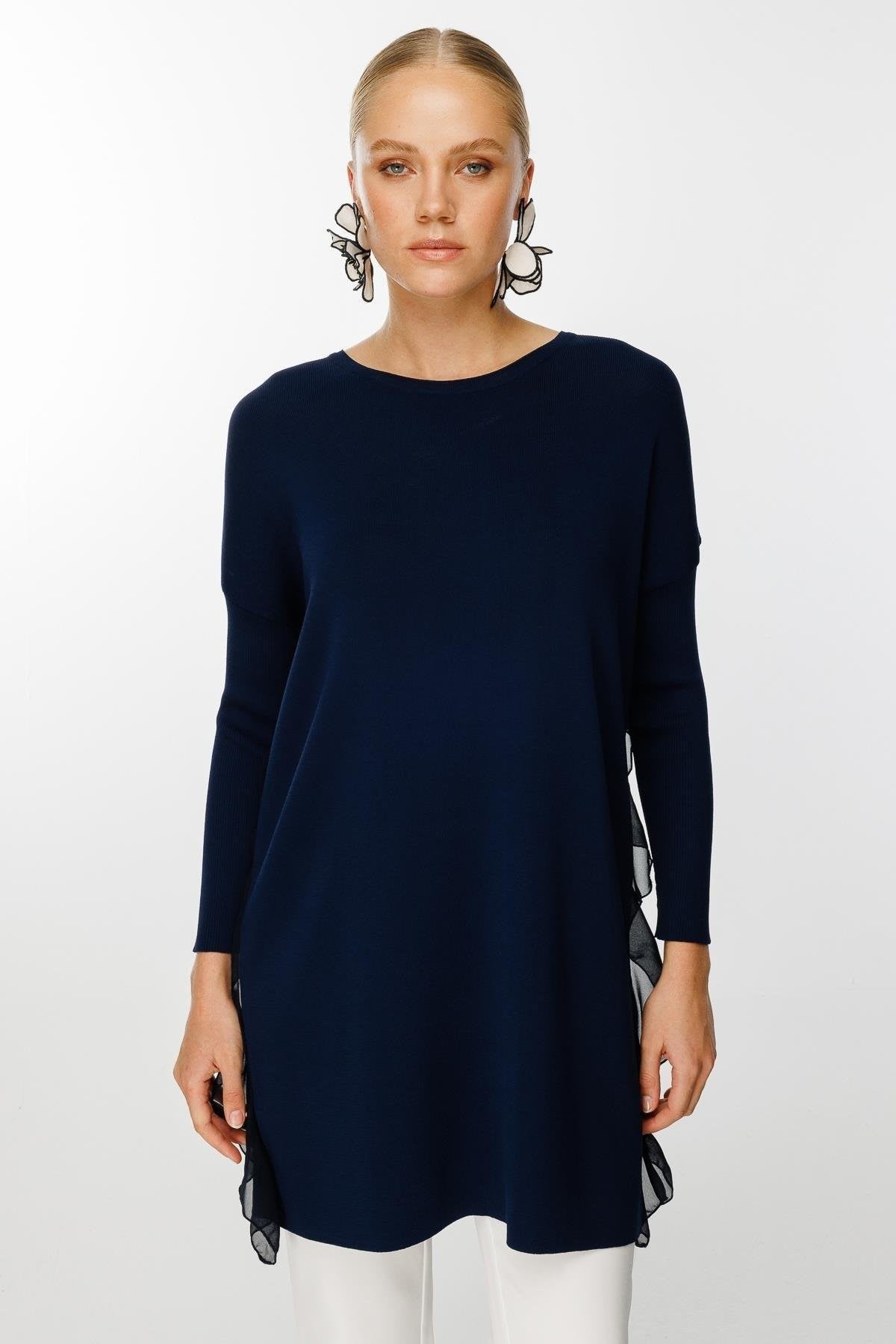 GHİSA Şifon Mix Merserize Rahat Tunik