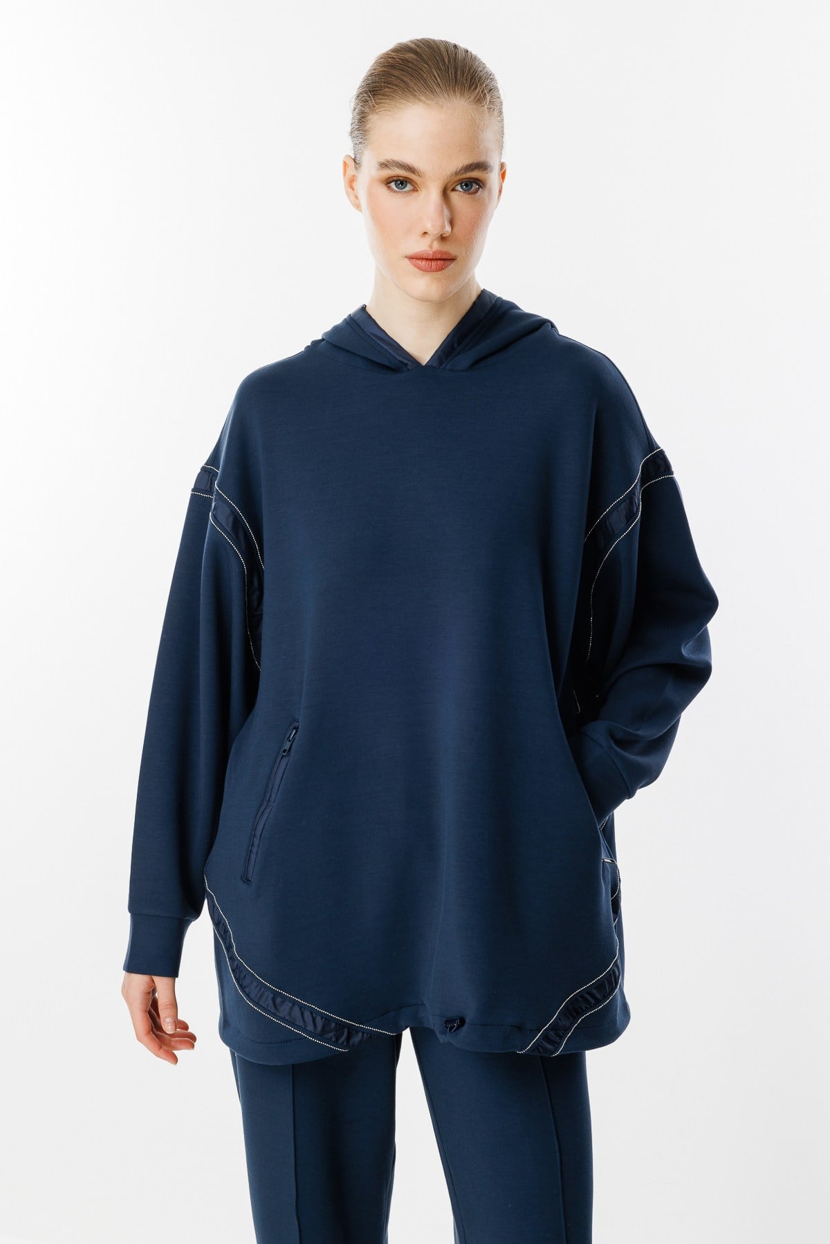 GHİSA Taş Detaylı Sweatshirt Pantolon Takım