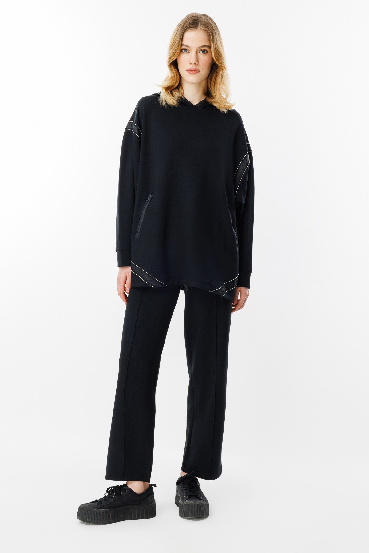 GHİSA Taş Detaylı Sweatshirt Pantolon Takım
