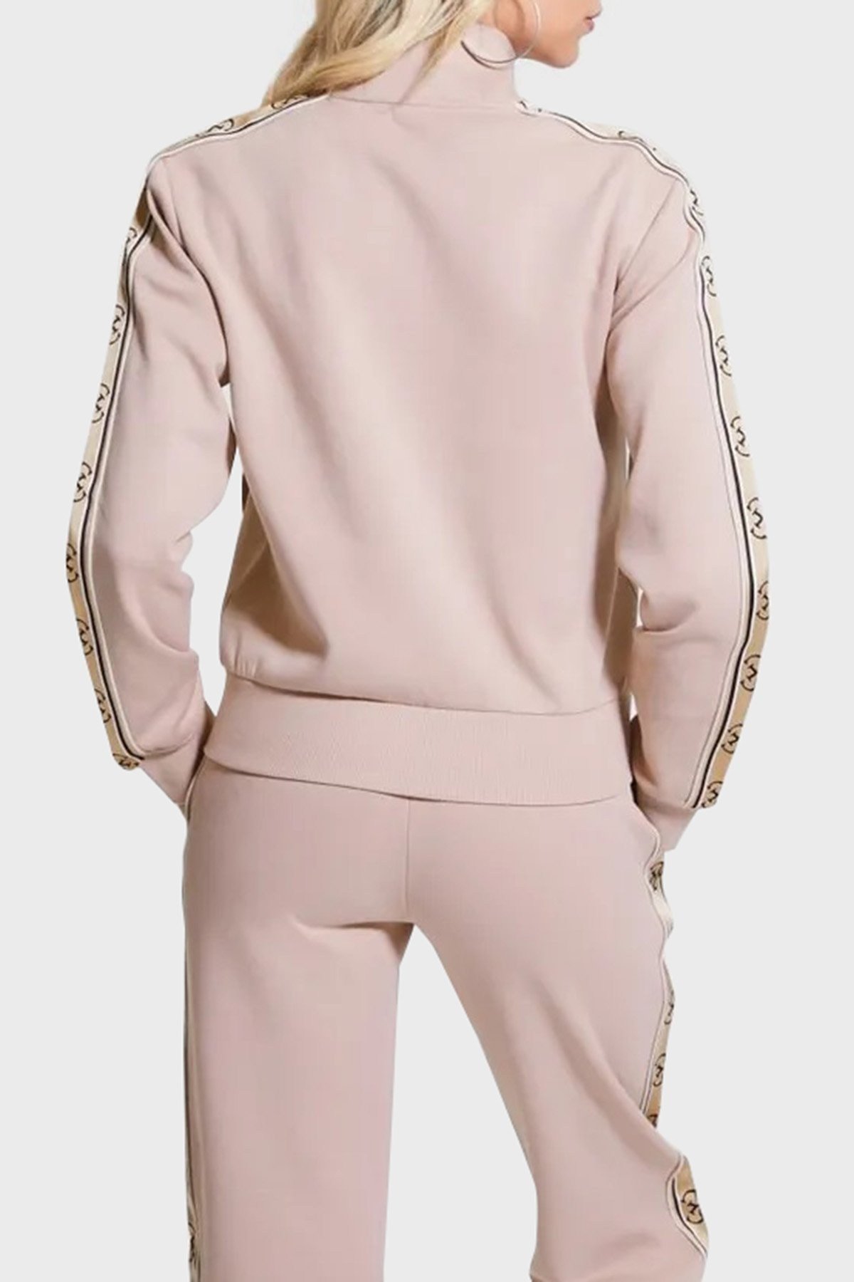 GUESS Yan logo şeritli sweatshirt