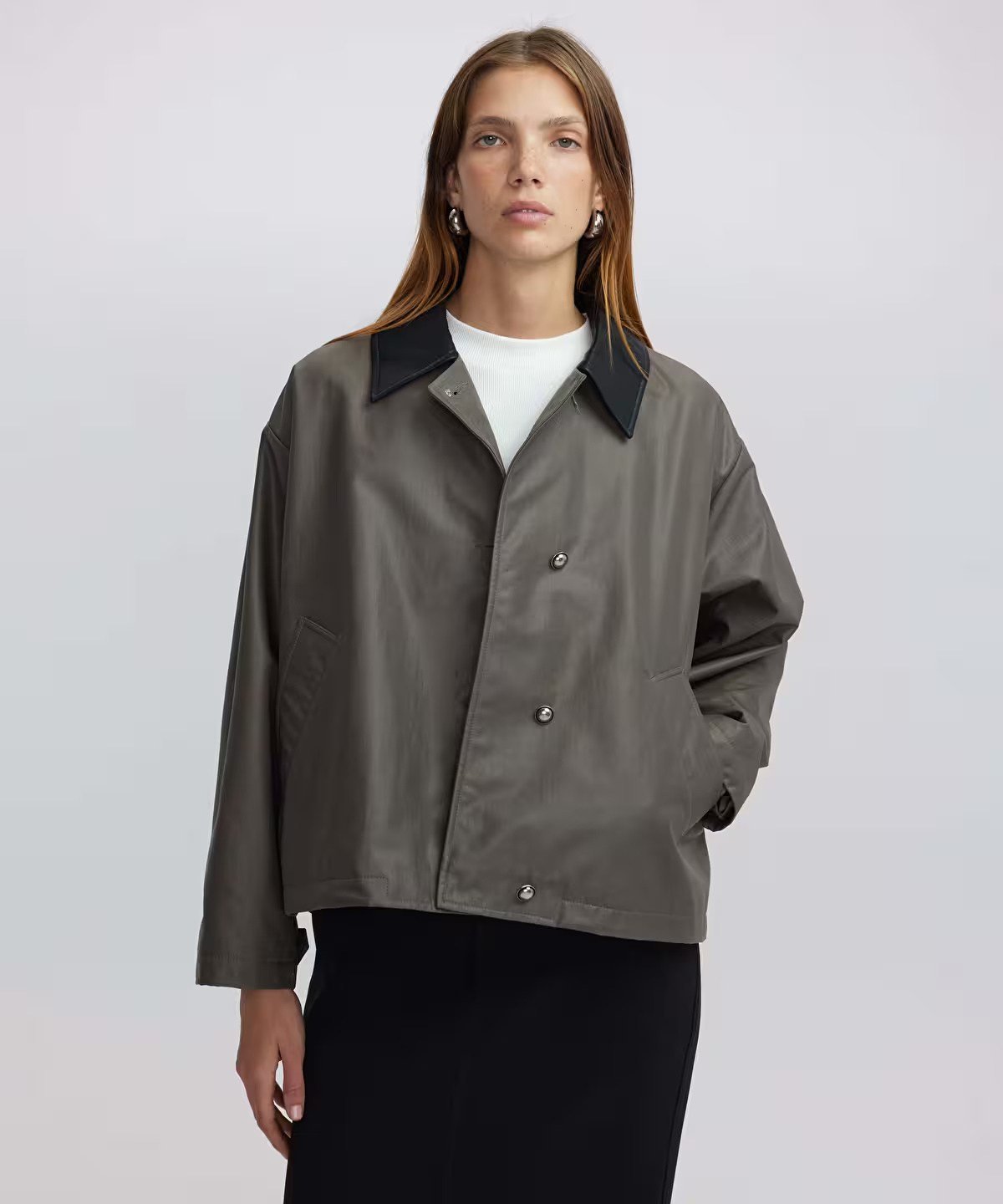 İPEKYOL Kontrast Yakalı Mont