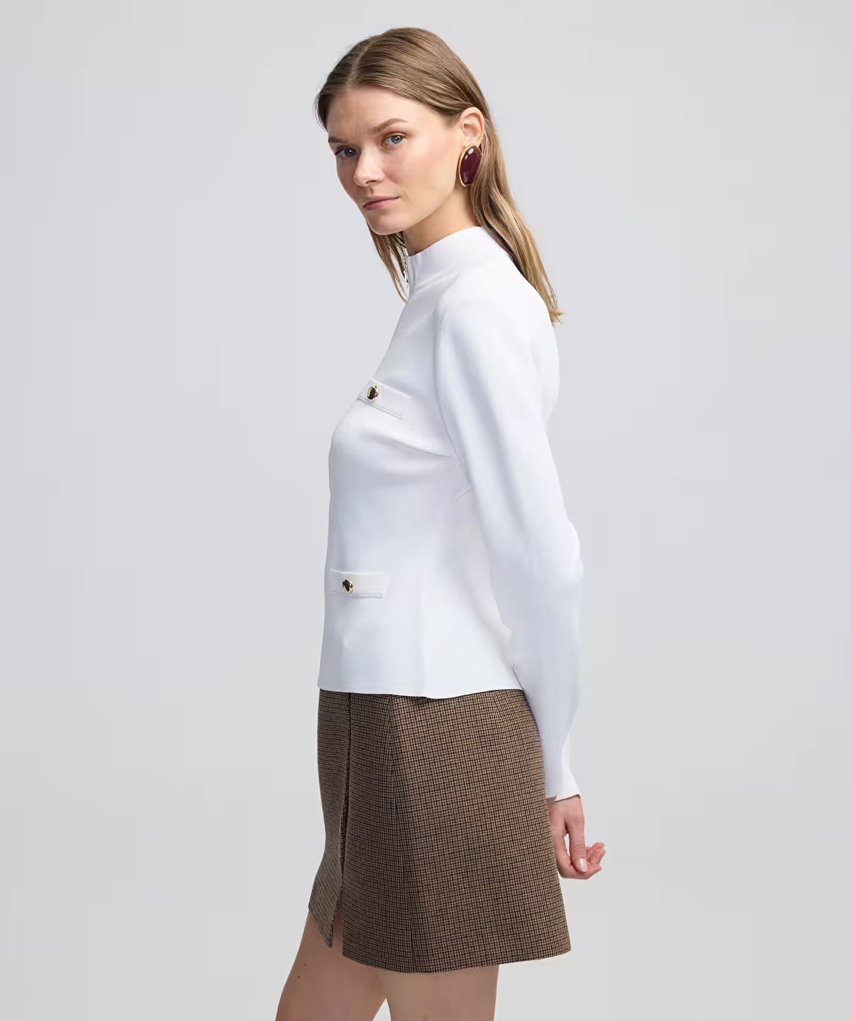 İPEKYOL METAL AKSESUARLI TRİKO