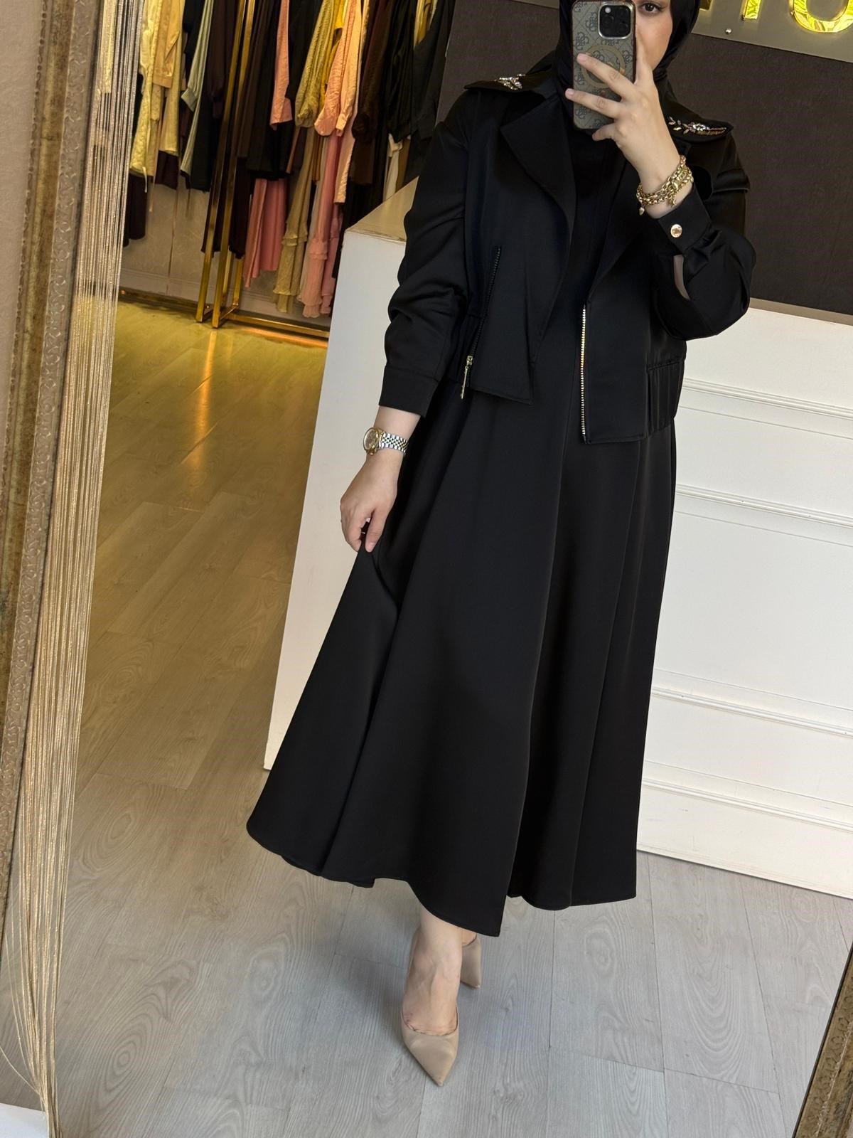 MISSEMRAMISS LAYER İÇ ELBİSE CEKET TAKIM