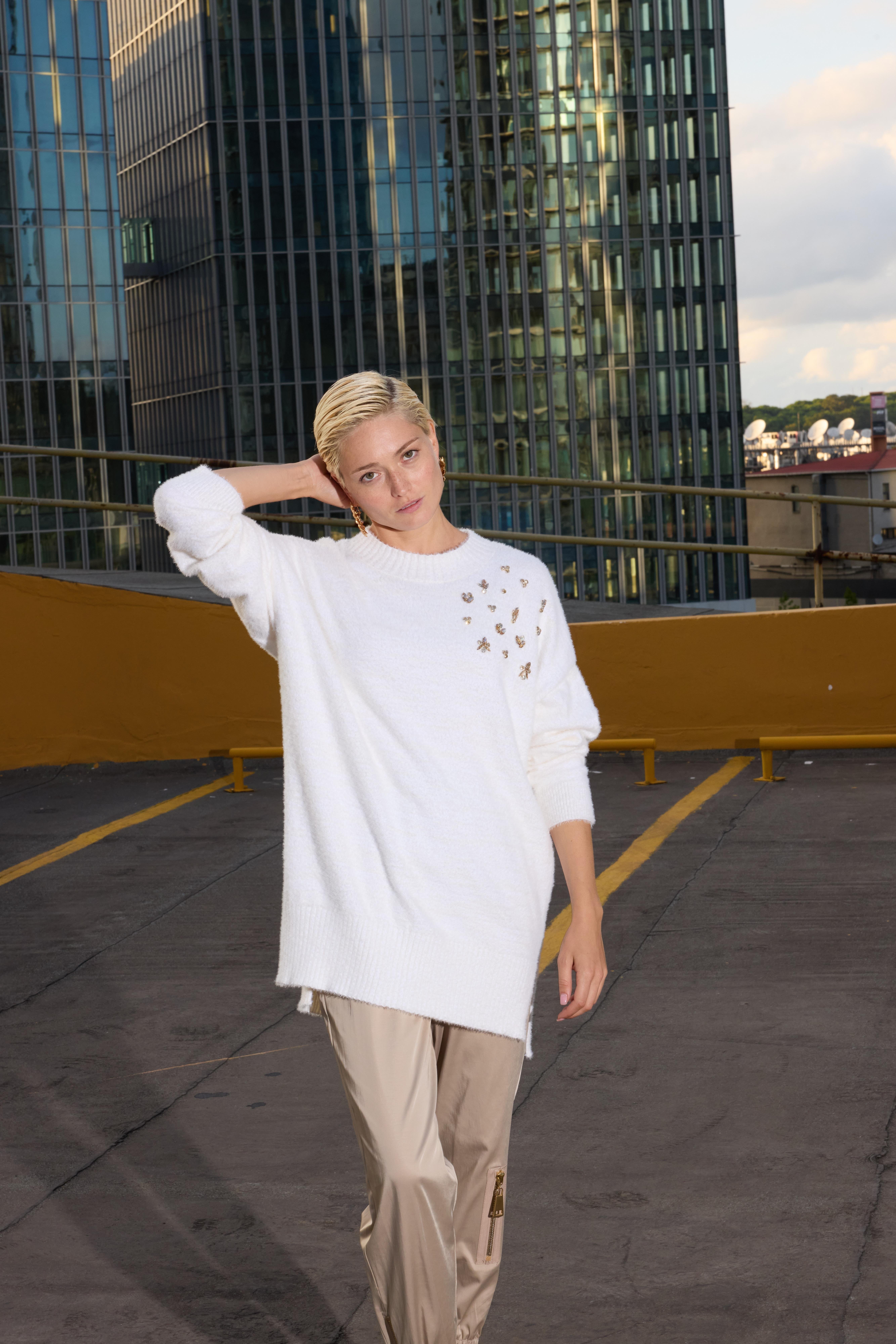 MİSSEMRAMİSS Maglione Angora Kazak