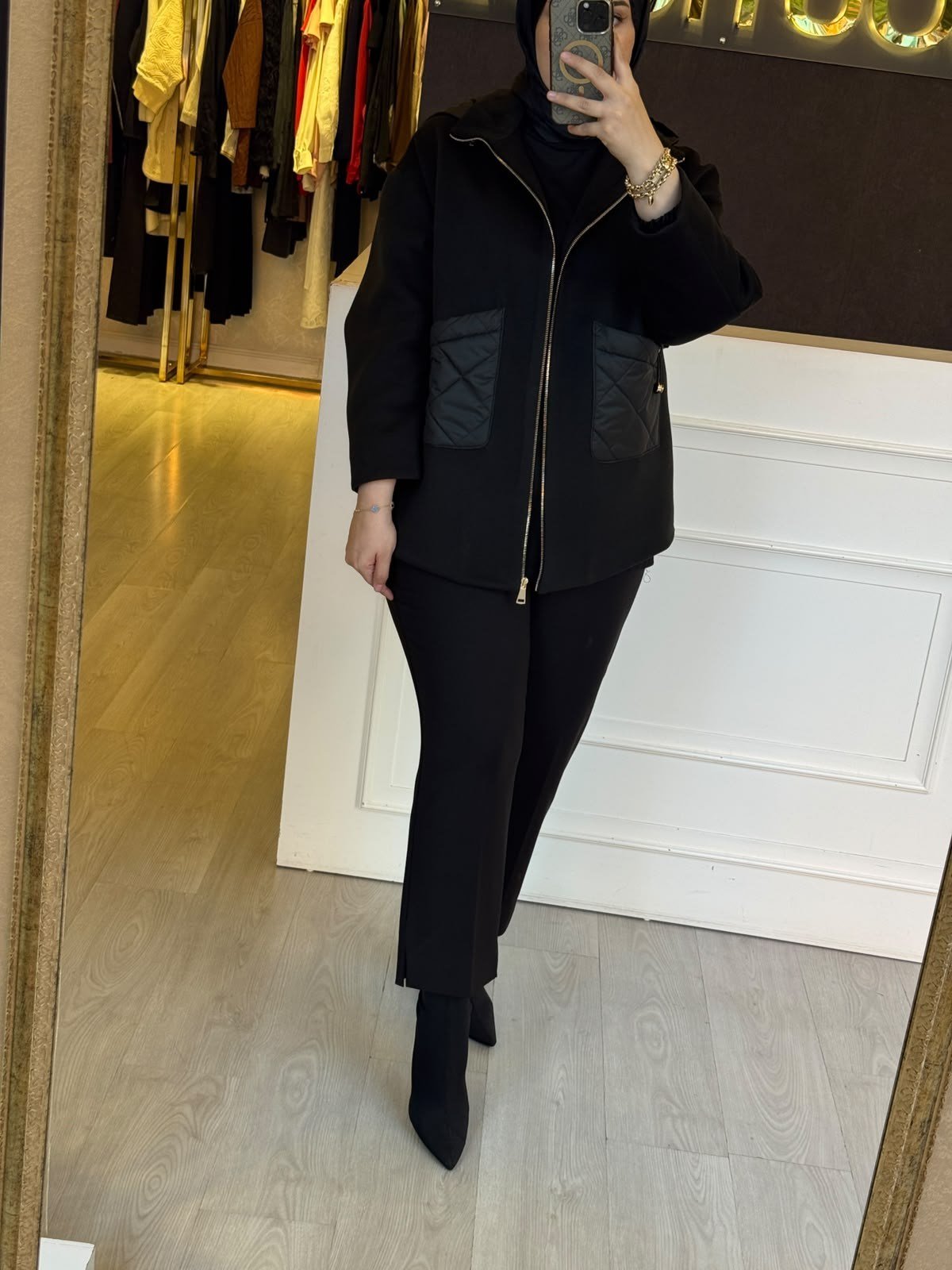 MISSEMRAMISS PEARL ZİP CEKET