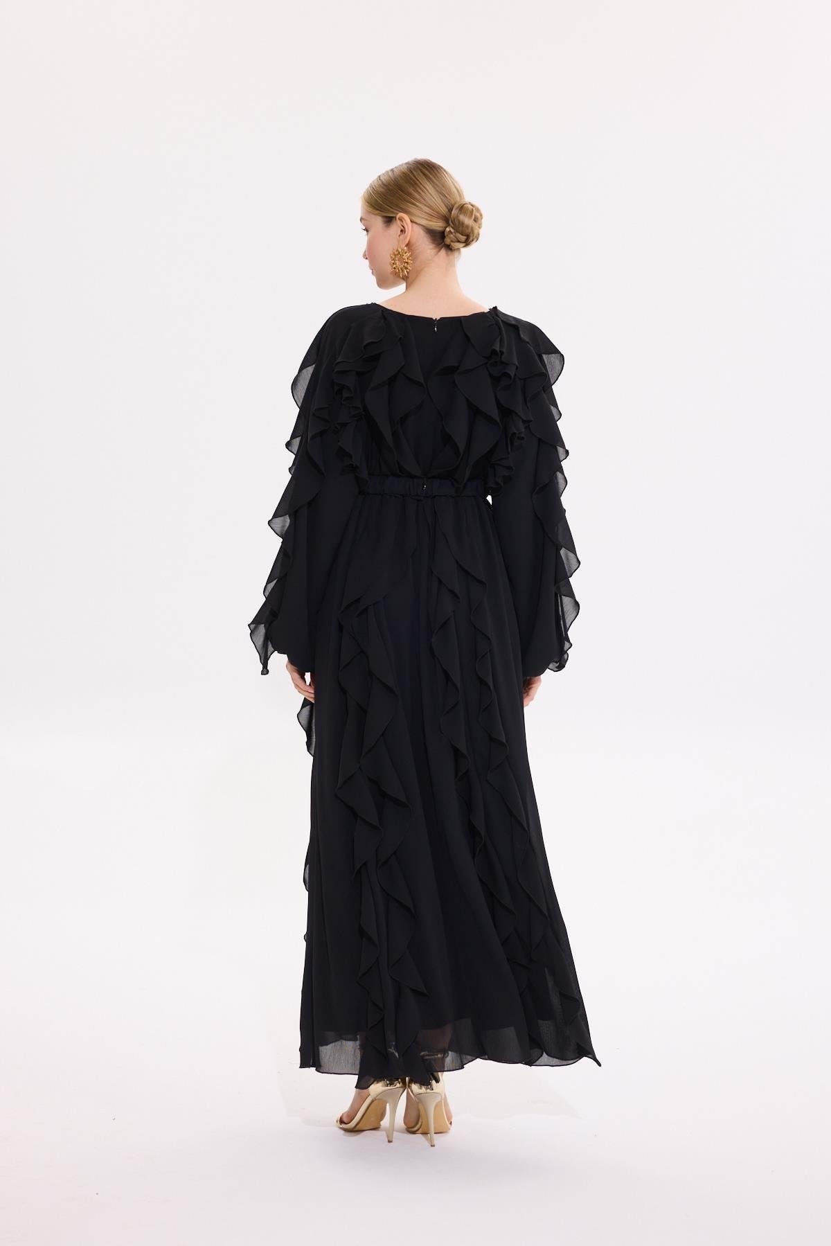 MİSSEMRAMİSS Special Ruffle Hediyeli Elbise