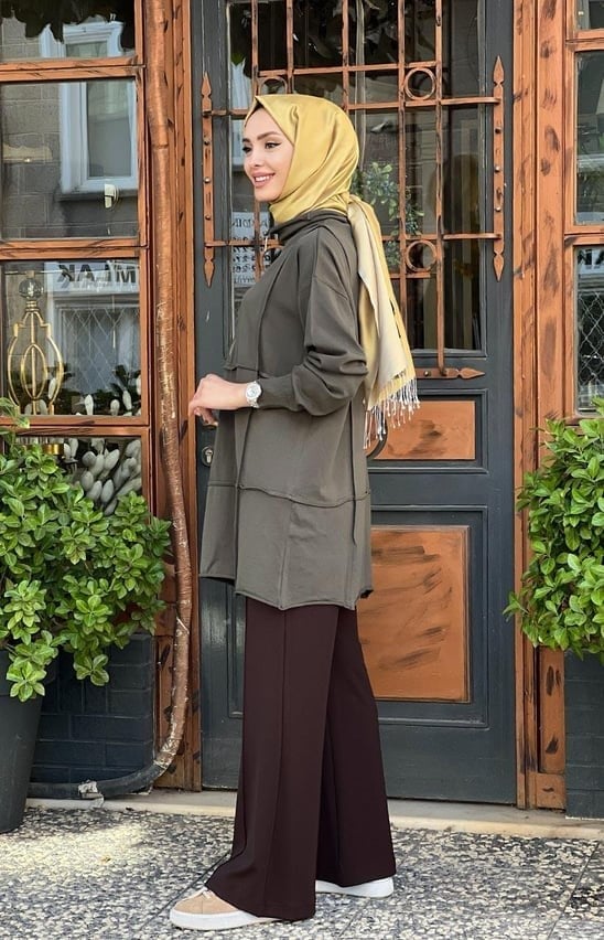 MİSSWHENCE 36016 Fermuarlı Triko Tunik