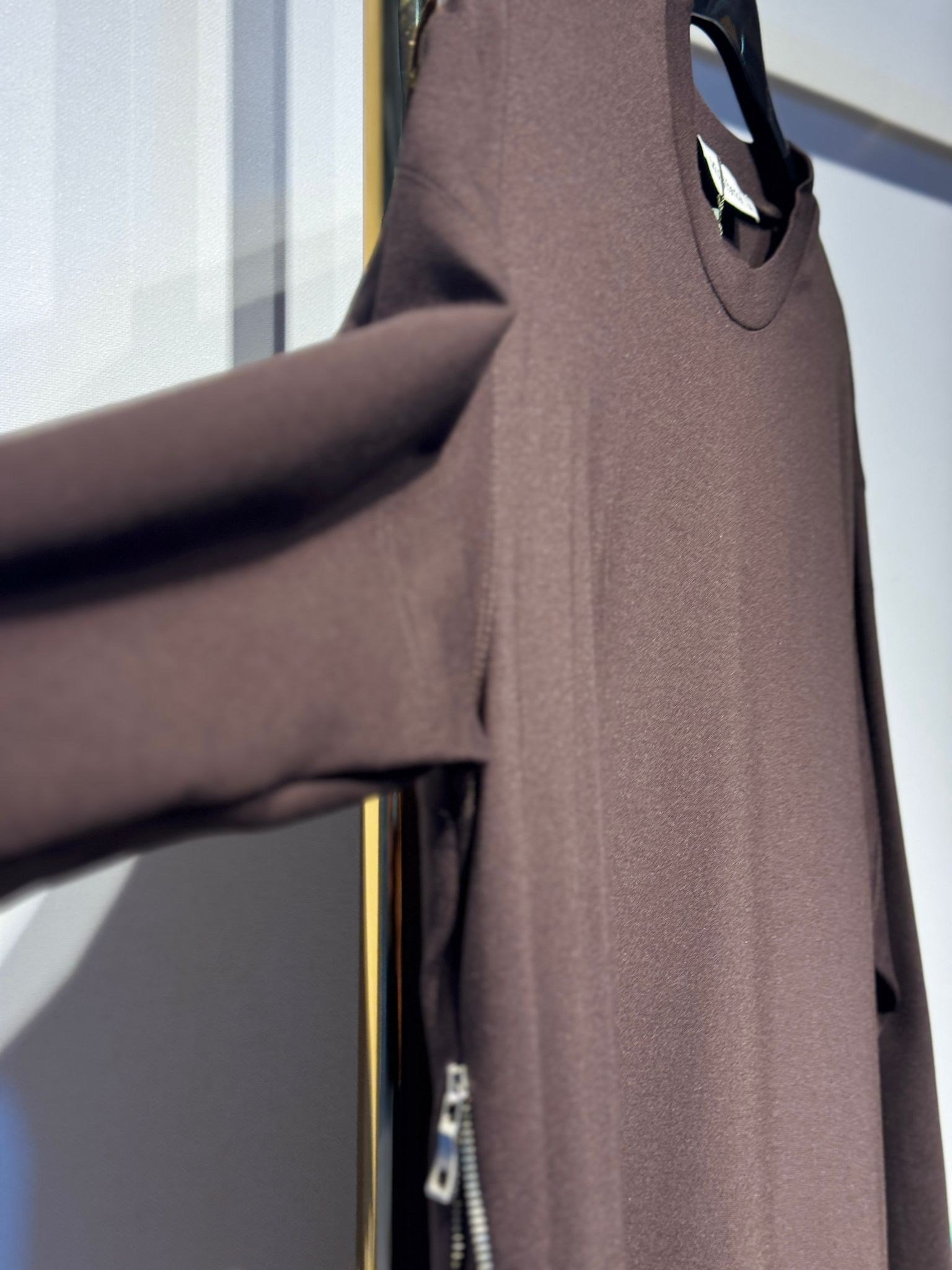 MİSSWHENCE 38020 Fermuar Detaylı Rahat Uzun Tunik