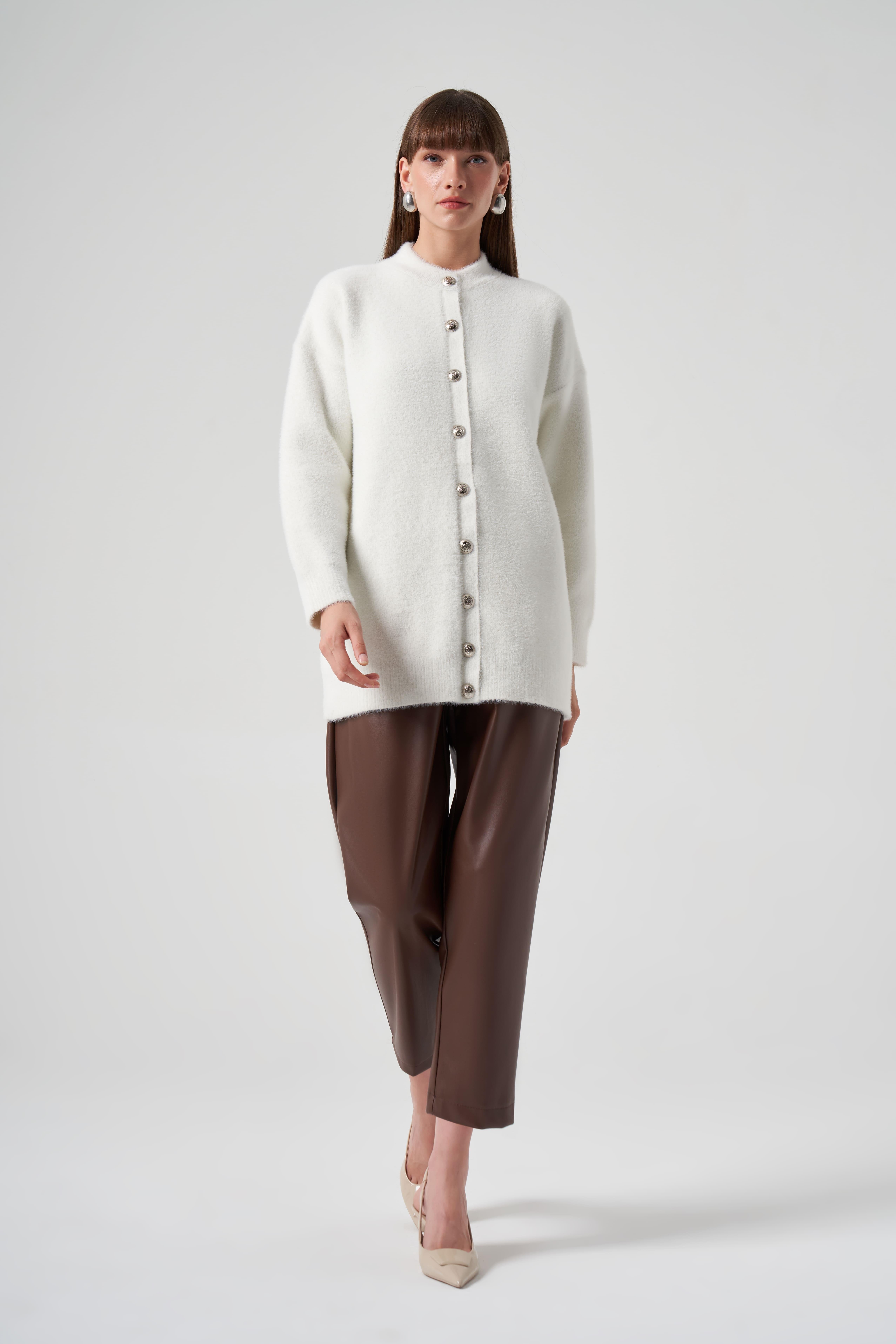 NUSS Basic Angora Hırka