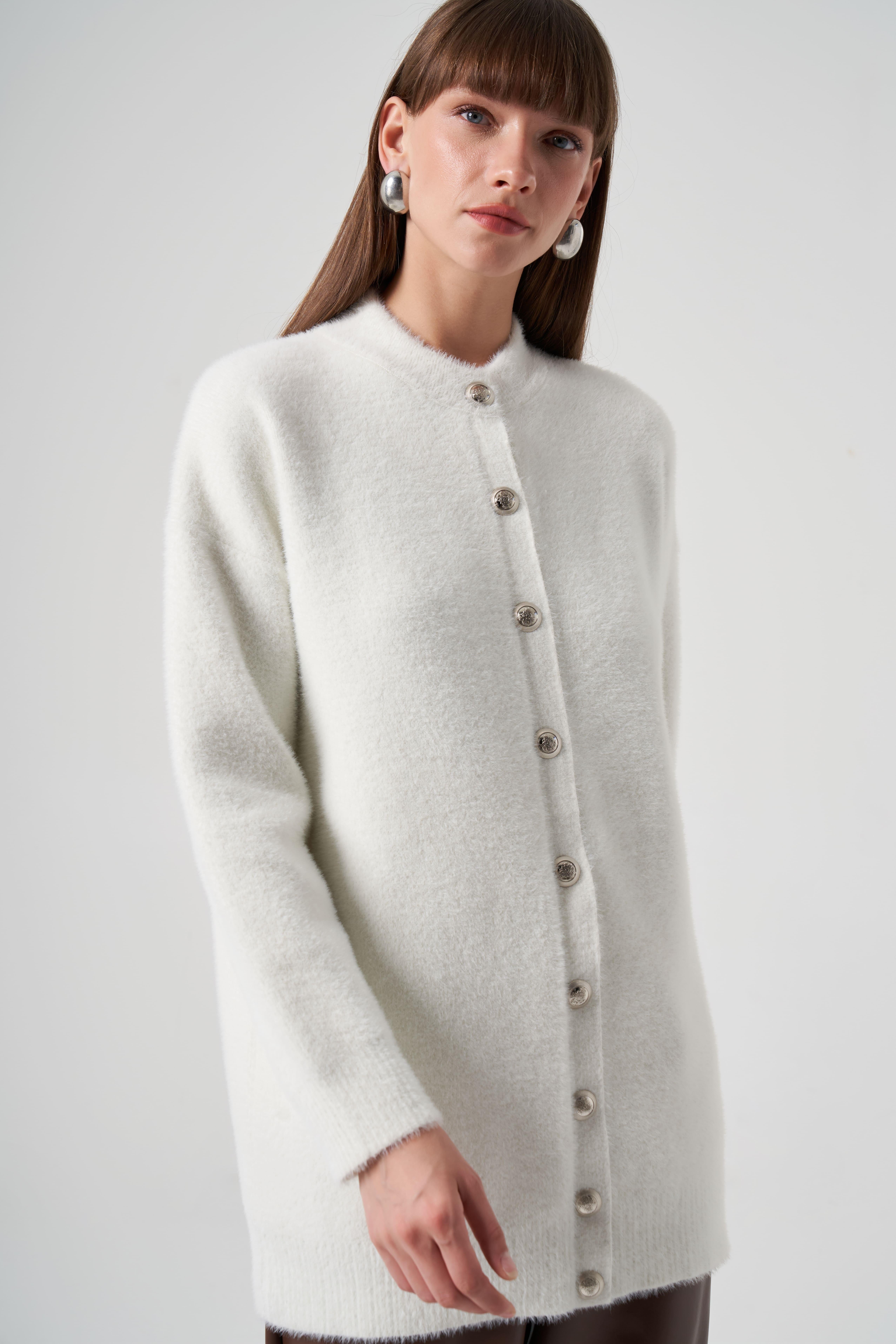 NUSS Basic Angora Hırka