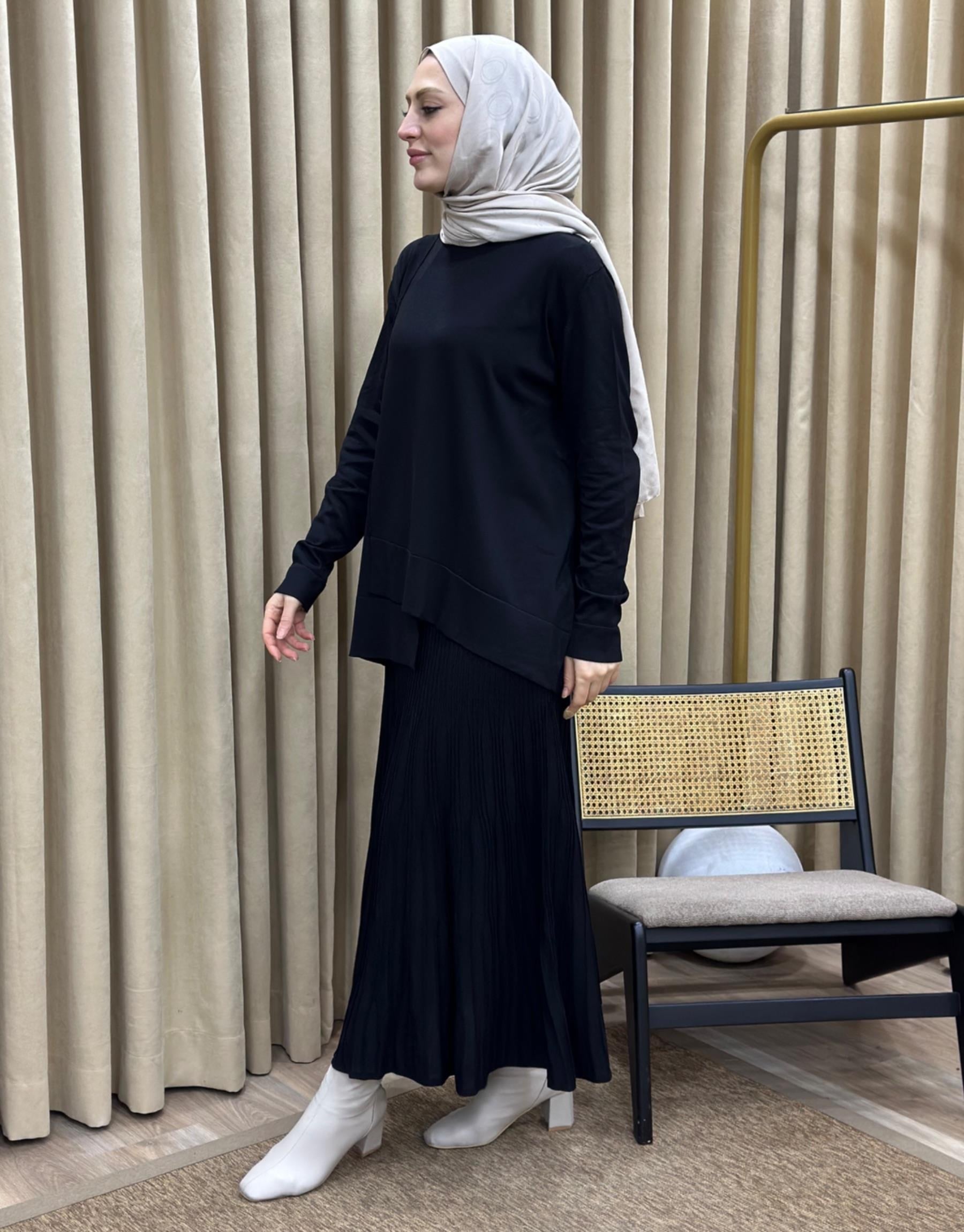 NUSS Merserize Tunik - Etek Takım