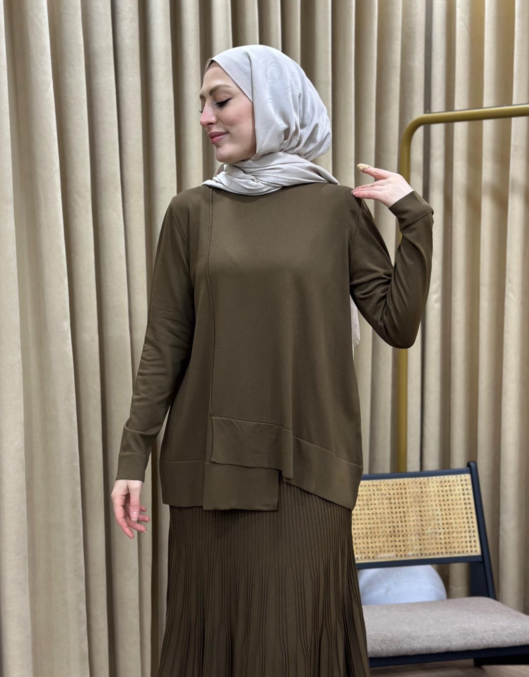 NUSS Merserize Tunik - Etek Takım