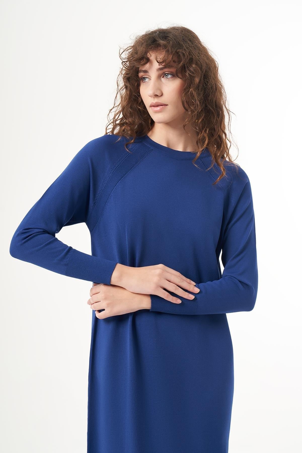 NUSS Reglan Kol Merserize Elbise