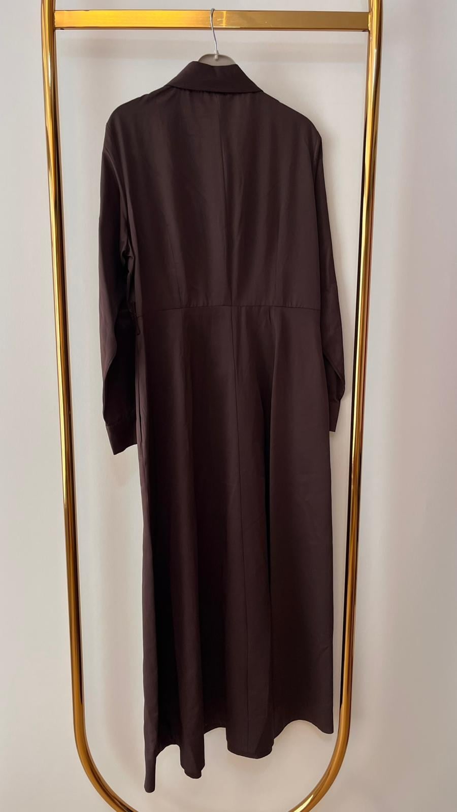PEARLY Cep Nakışlı Poplin Elbise