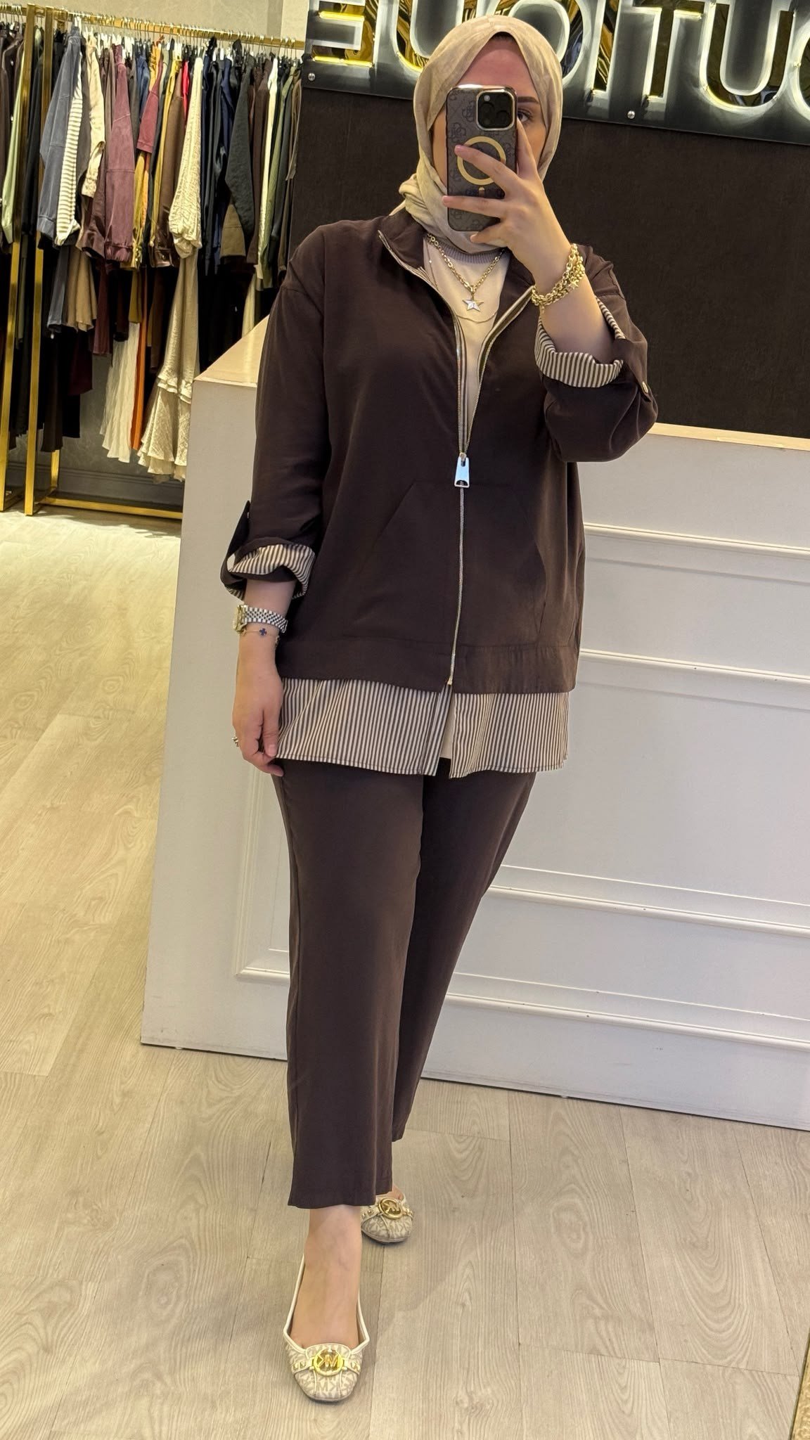 PEARLY Çizgili Eşofman Takım