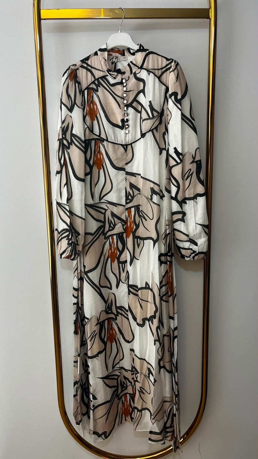 PEARLY Vual Desenli Elbise