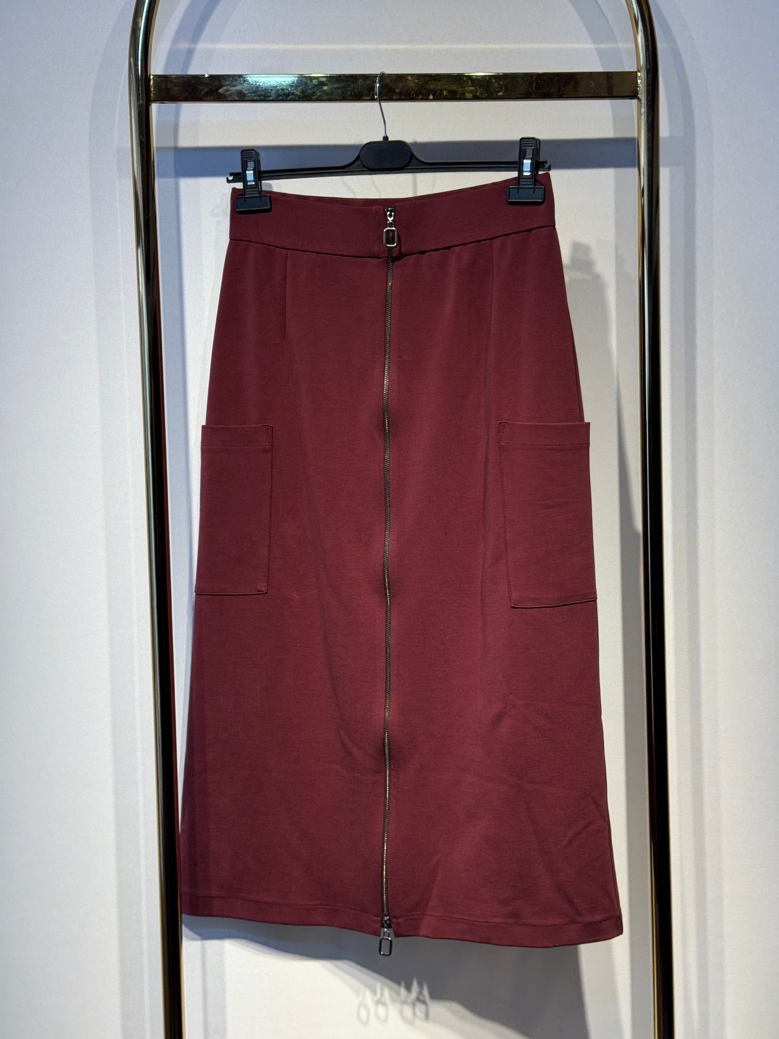 SENTEZ Cep Detaylı Fermuarlı Etek