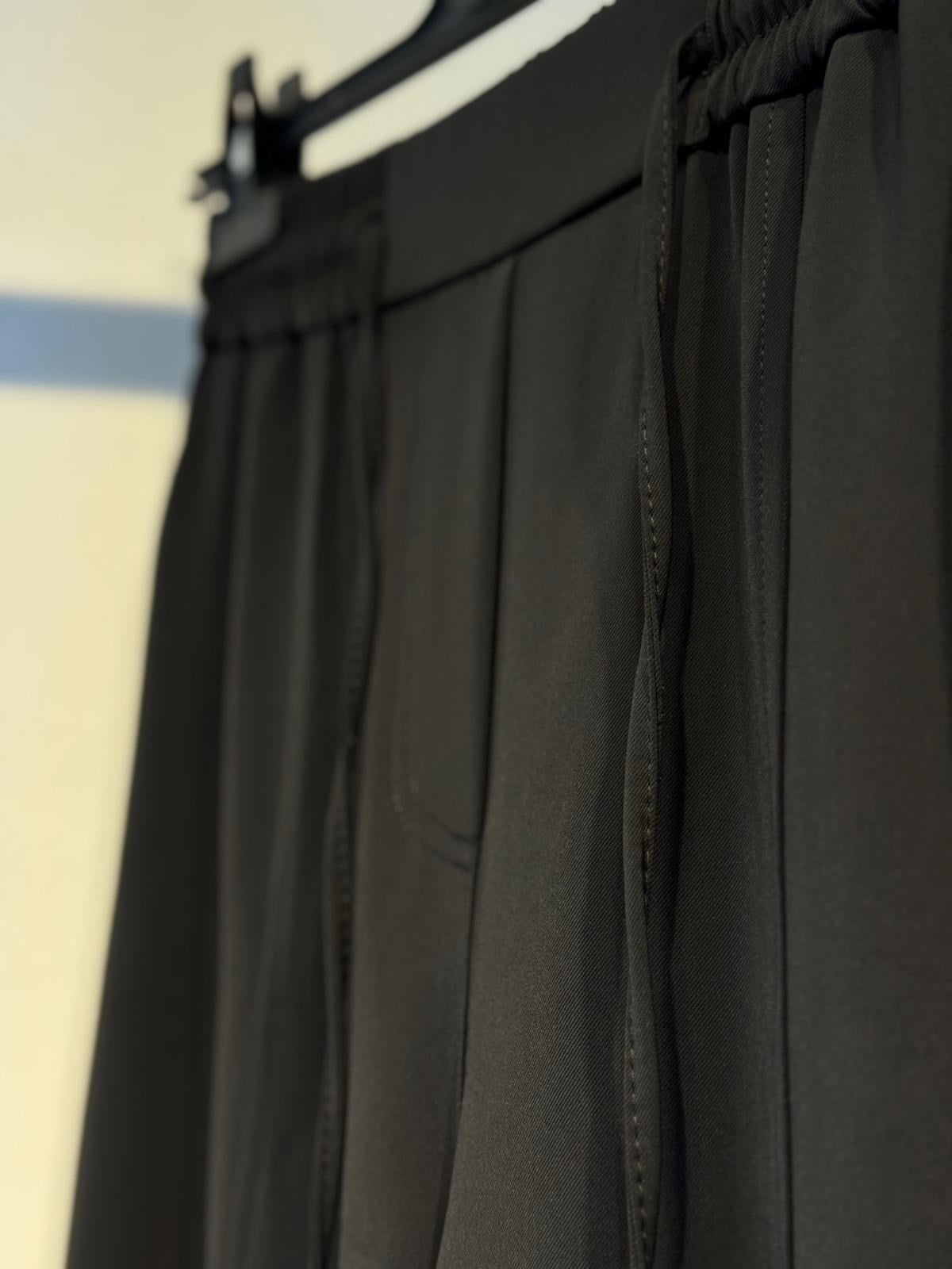 SENTEZ Elegance Beli Lastikli Dar Paça Pantolon