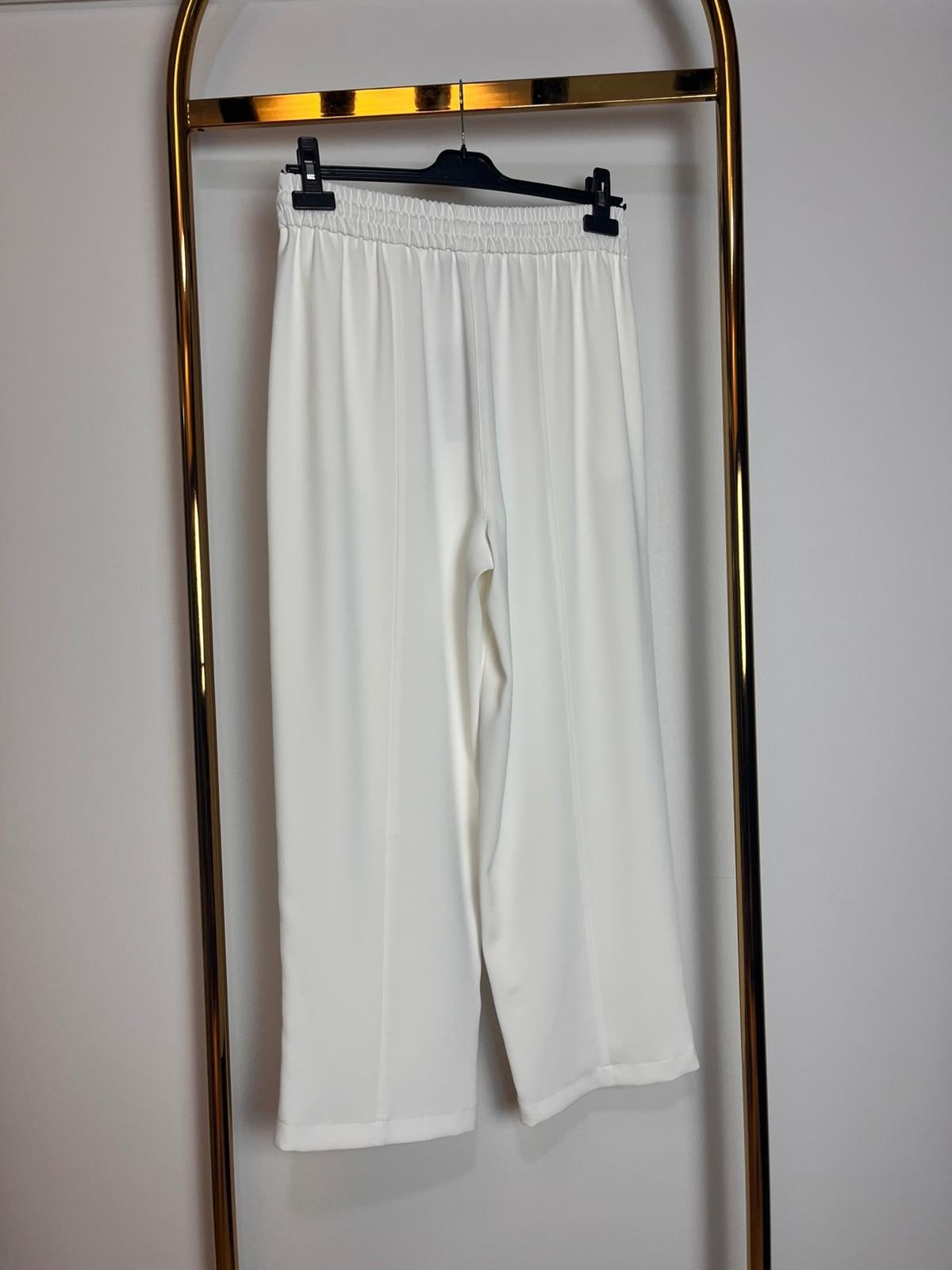 SENTEZ Elegance Beli Lastikli Dar Paça Pantolon