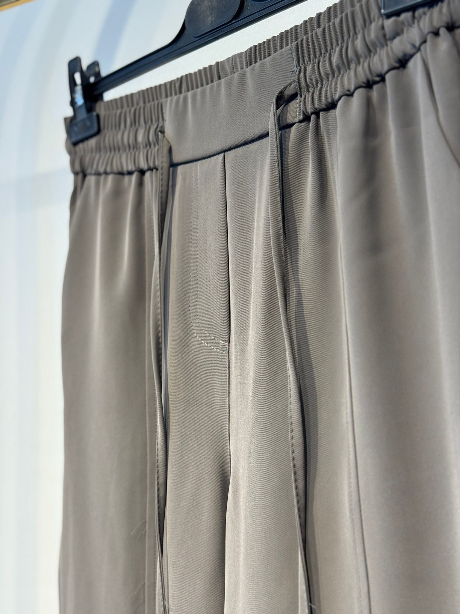 SENTEZ Elegance Beli Lastikli Dar Paça Pantolon
