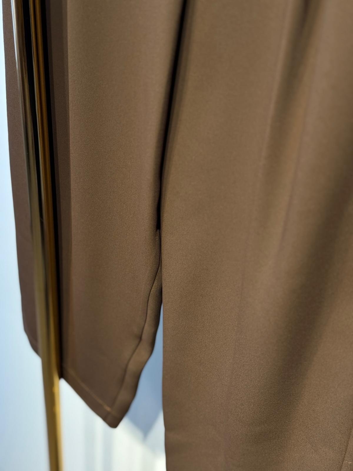 Sİ Design my8 2119 Gold Çift Düğmeli Kumaş Pantolon