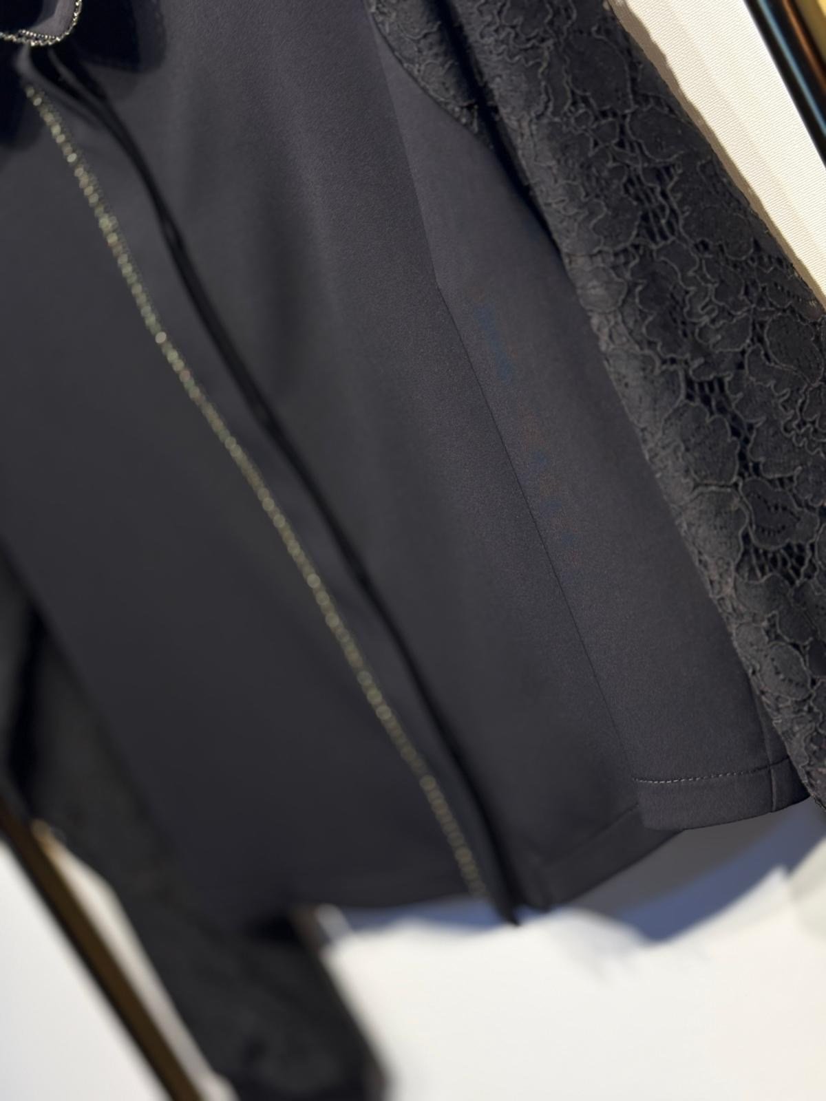 Sİ DESİGN my8 4240 Dantel İşlemeli Gold Şeritli Tasarım Tunik