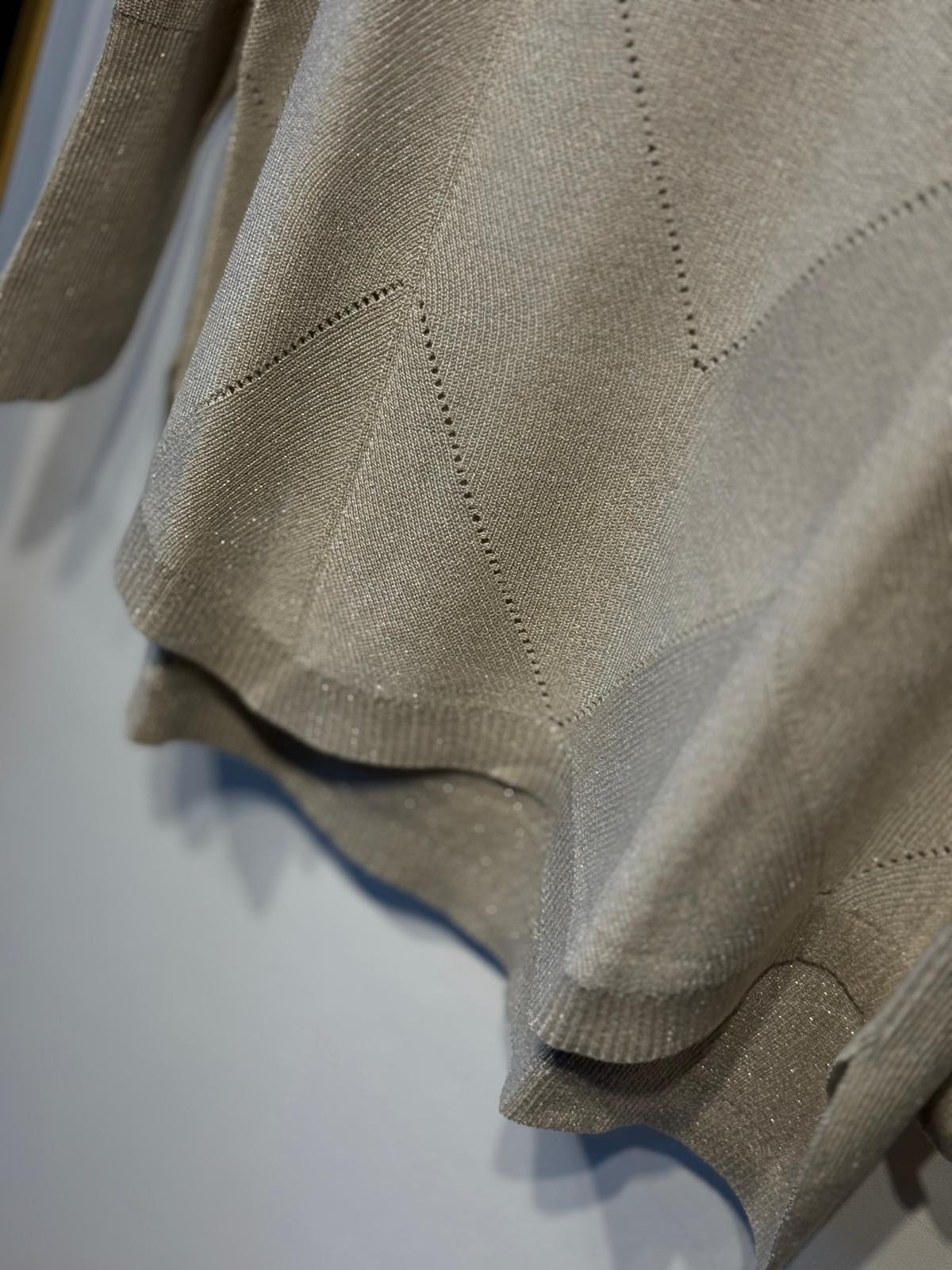 Sİ DESİGN my8 4246 Parla İplik Detay Desen İşlemeli Merserize Tunik