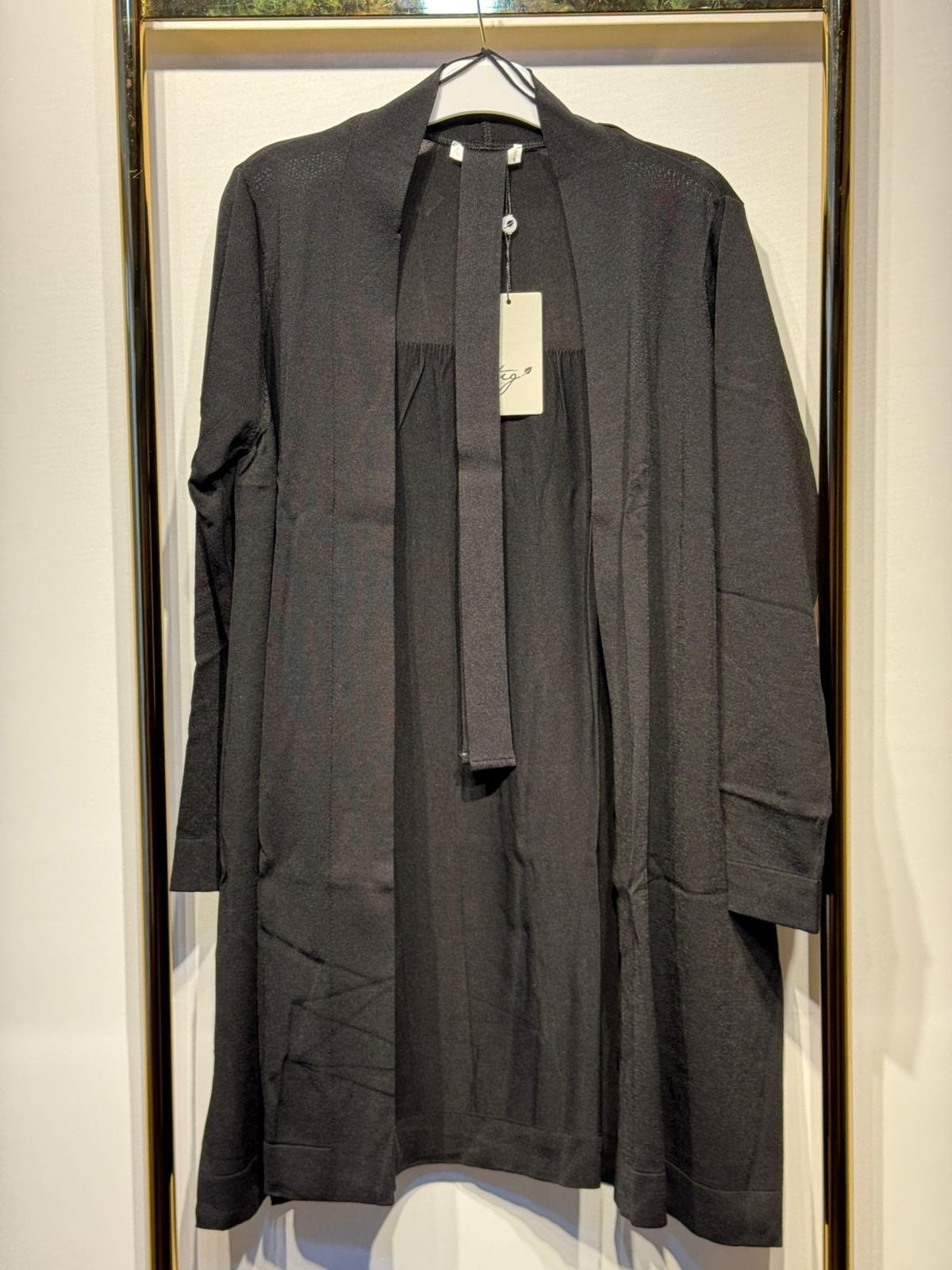 TIĞ TRİKO Beli Kemerli Rayon Basic Hırka