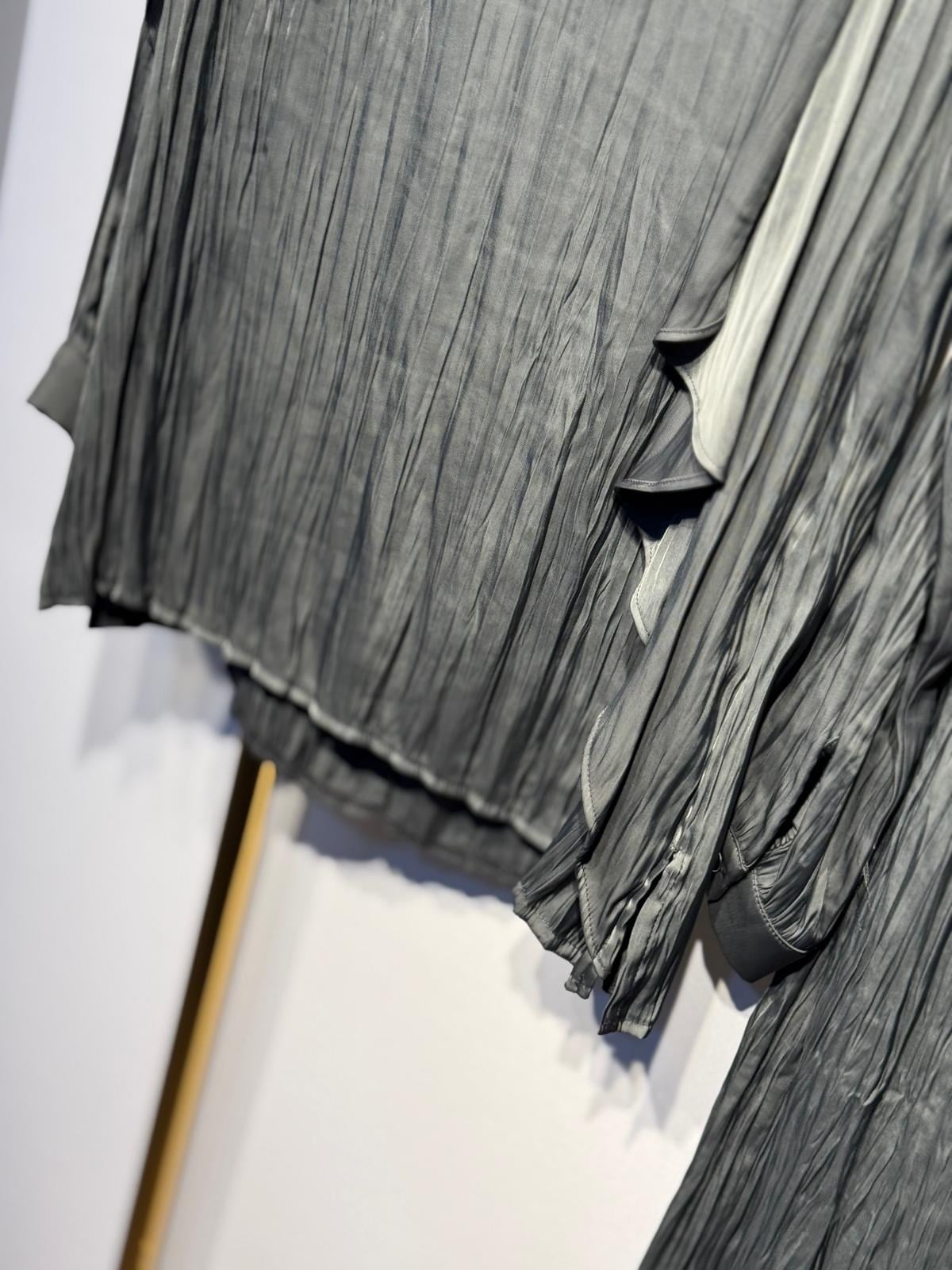 TIĞ TRİKO Metal Tokalı Fular Detaylı Pantolonlu Takım