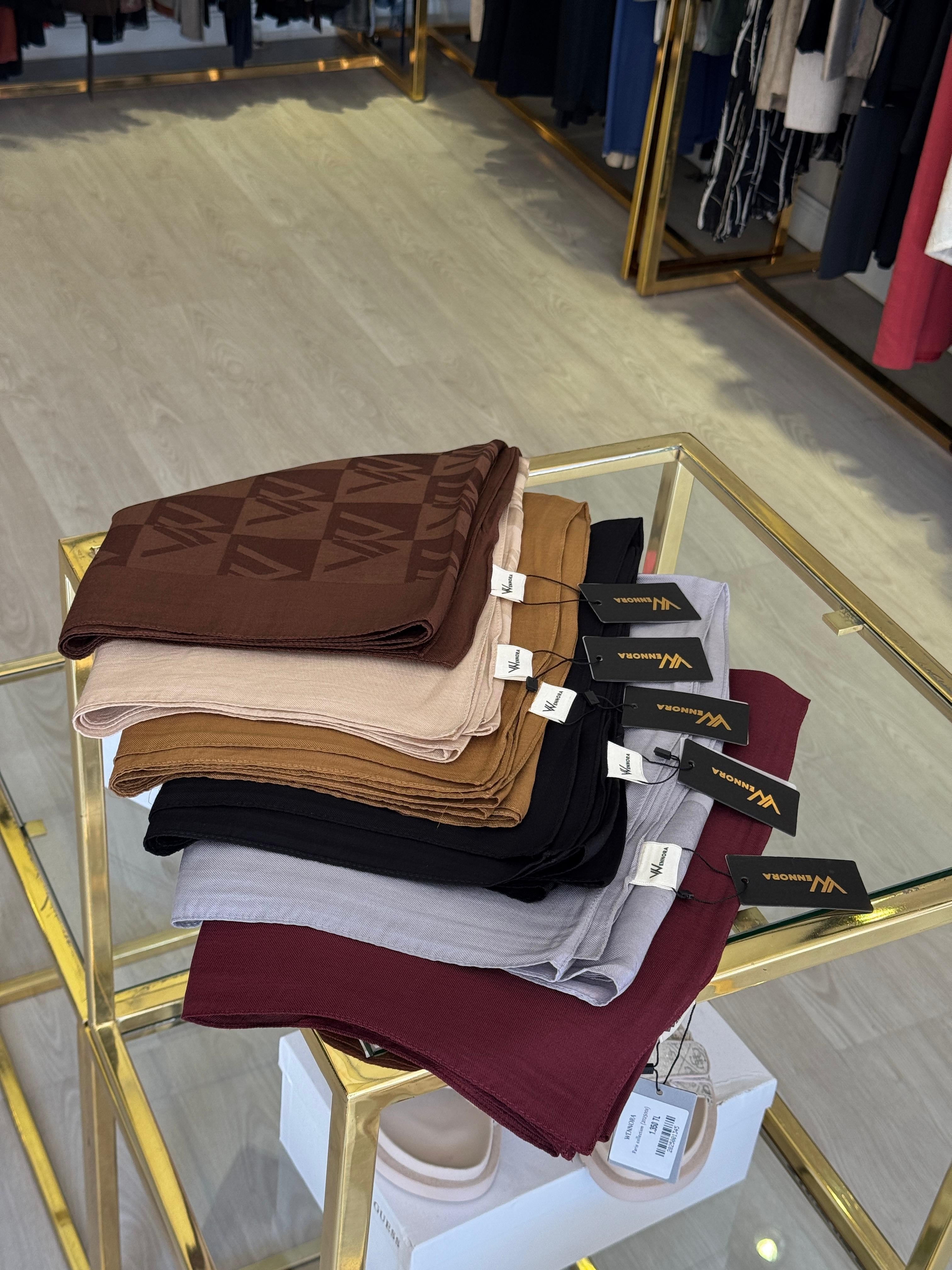 WENNORA Paris collection Monogram Şal
